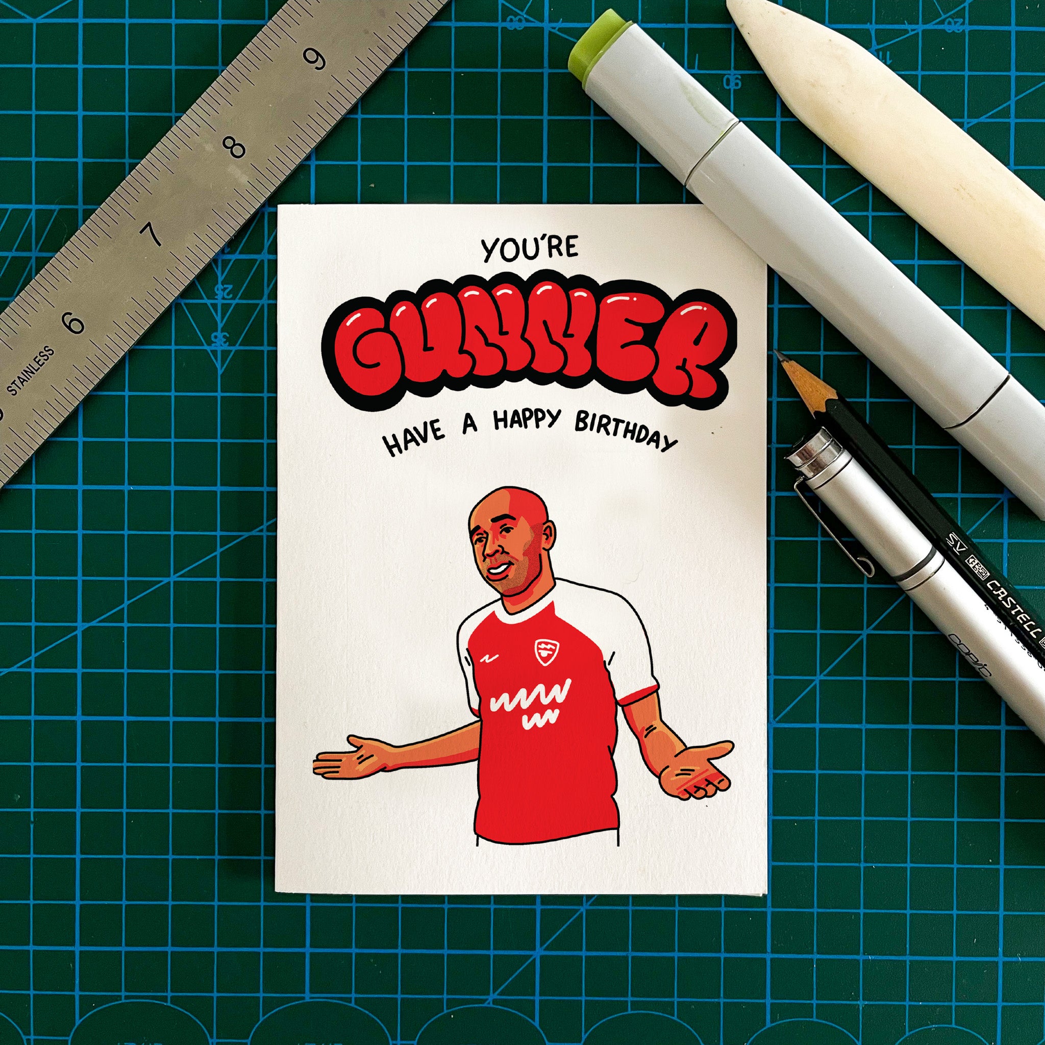 You're Gunner Have a Happy Birthday - Football fans / Soccer special