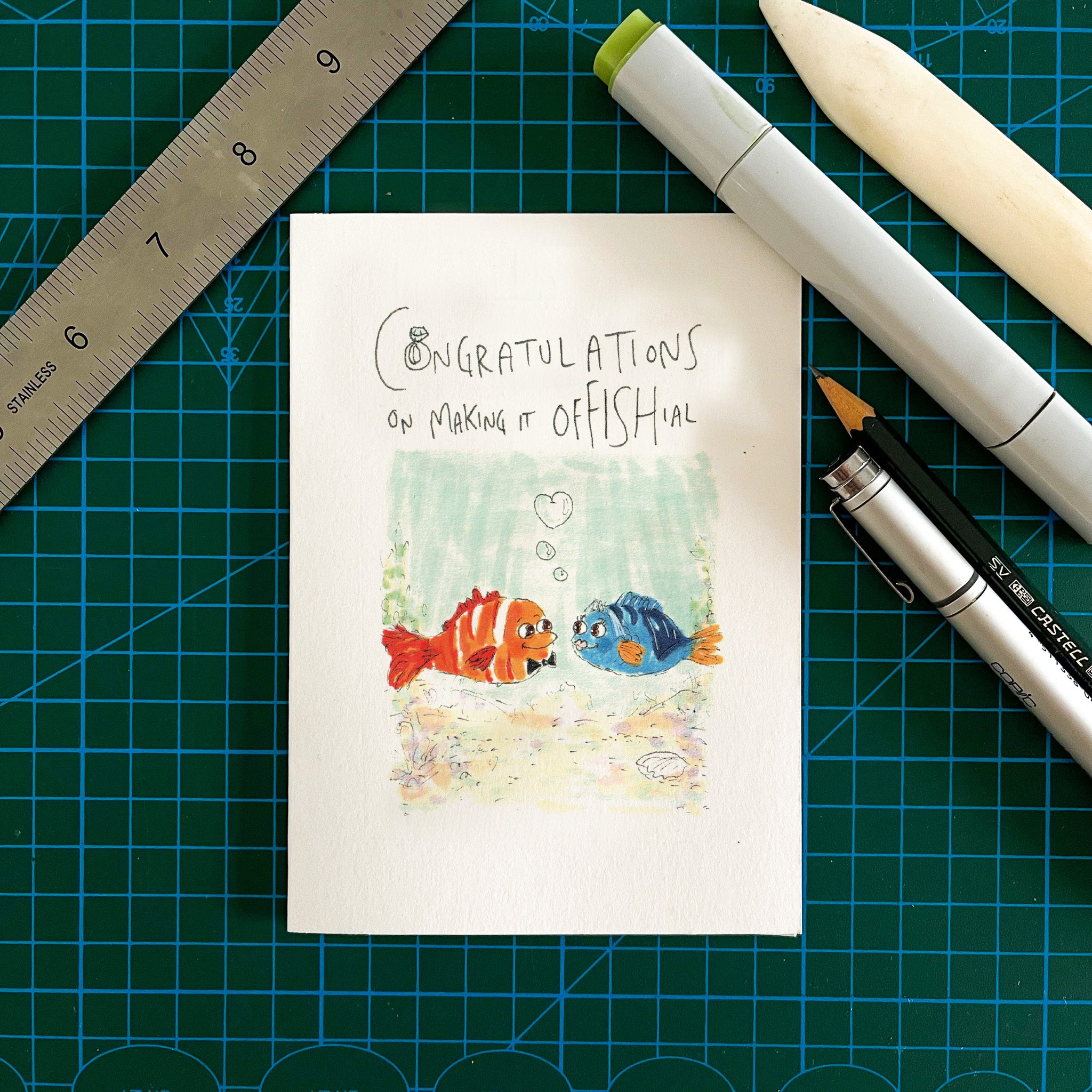 Congratulations on Making It Offishial - Well Drawn
