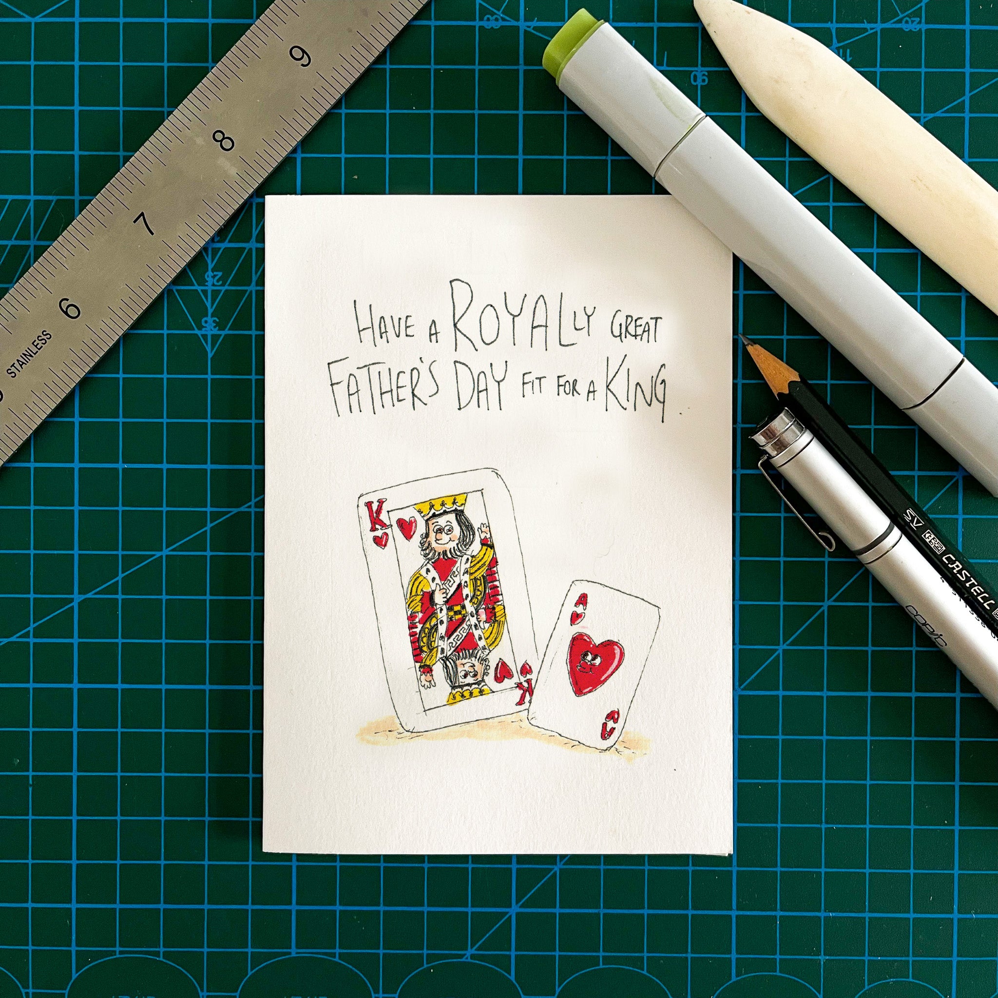 Have a Royally Great Father's Day, Fit for a King - Well Drawn