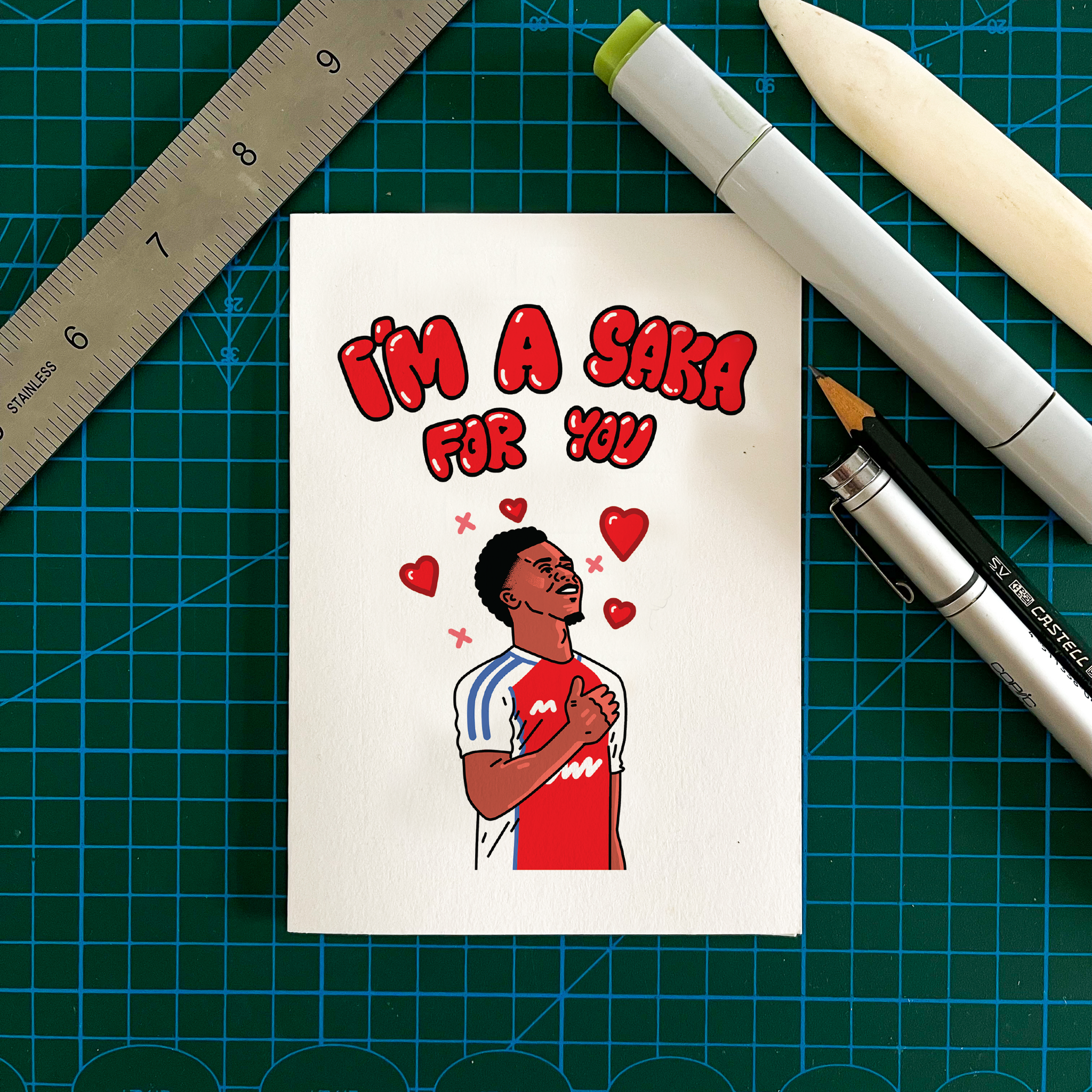 I'm a Saka for You - Football Fans - Soccer special - Well Drawn