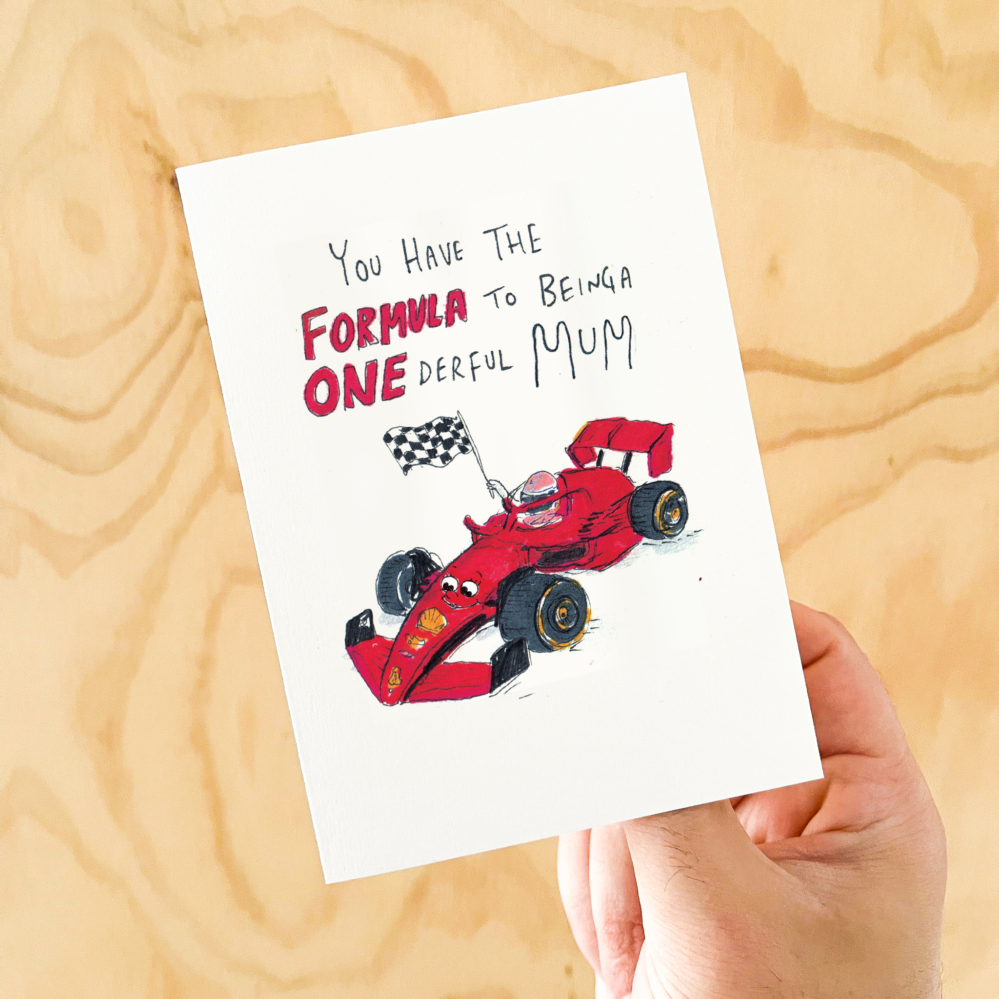 You Have The Formula to Being a Onderful Mum | Mother's Day Card 2026 - Well Drawn