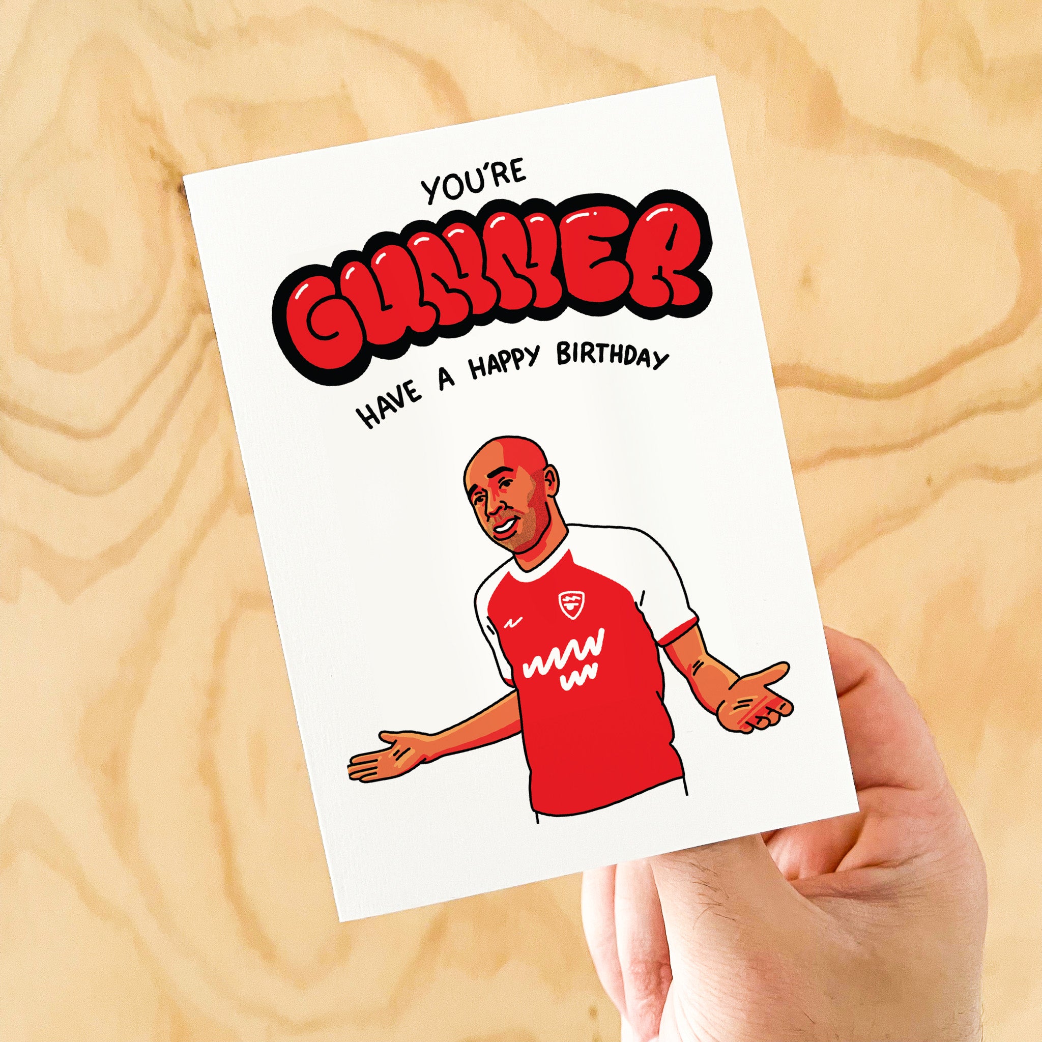 You're Gunner Have a Happy Birthday - Football fans / Soccer special