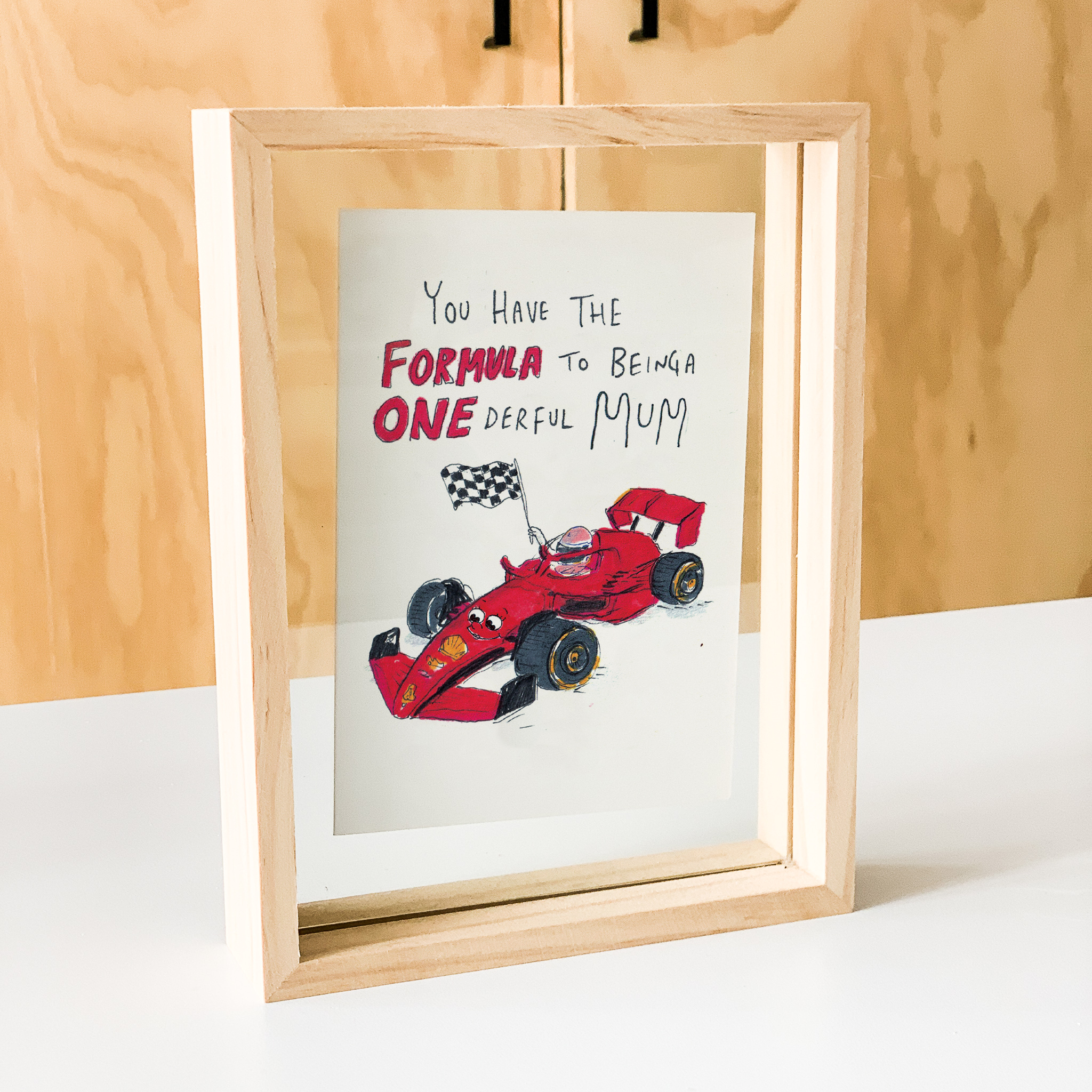 You Have The Formula to Being a Onderful Mum | Mother's Day Card 2026 - Well Drawn