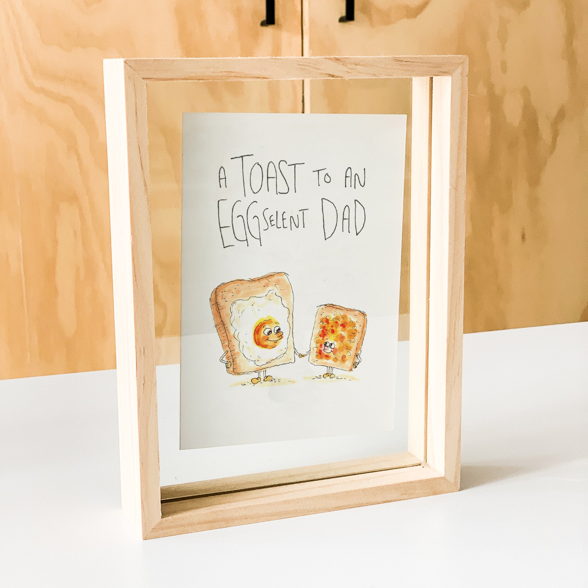 A Toast to an Eggselent Dad - Well Drawn