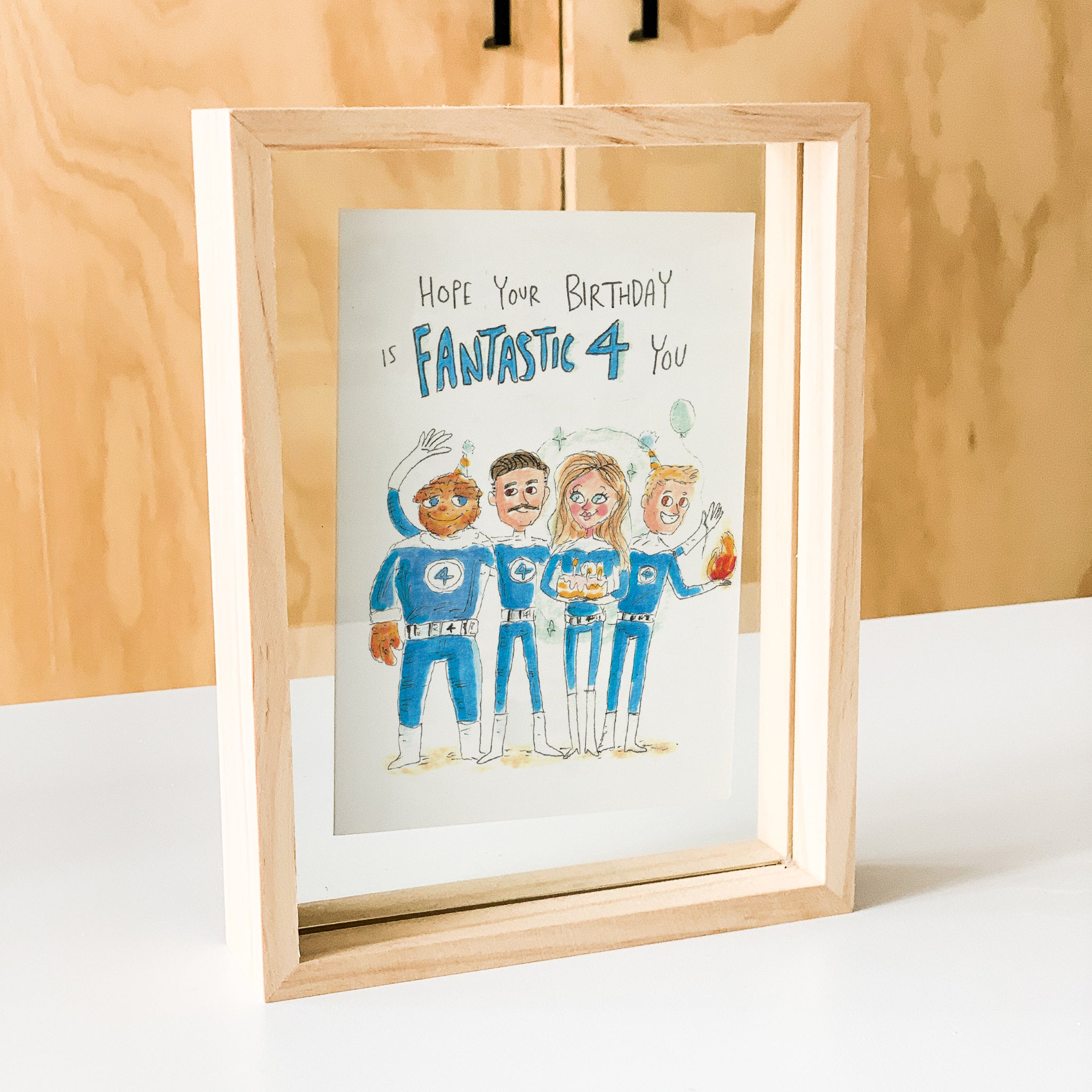 Hope your Birthday is Fantastic Four you |  Fantastic 4 Birthday card