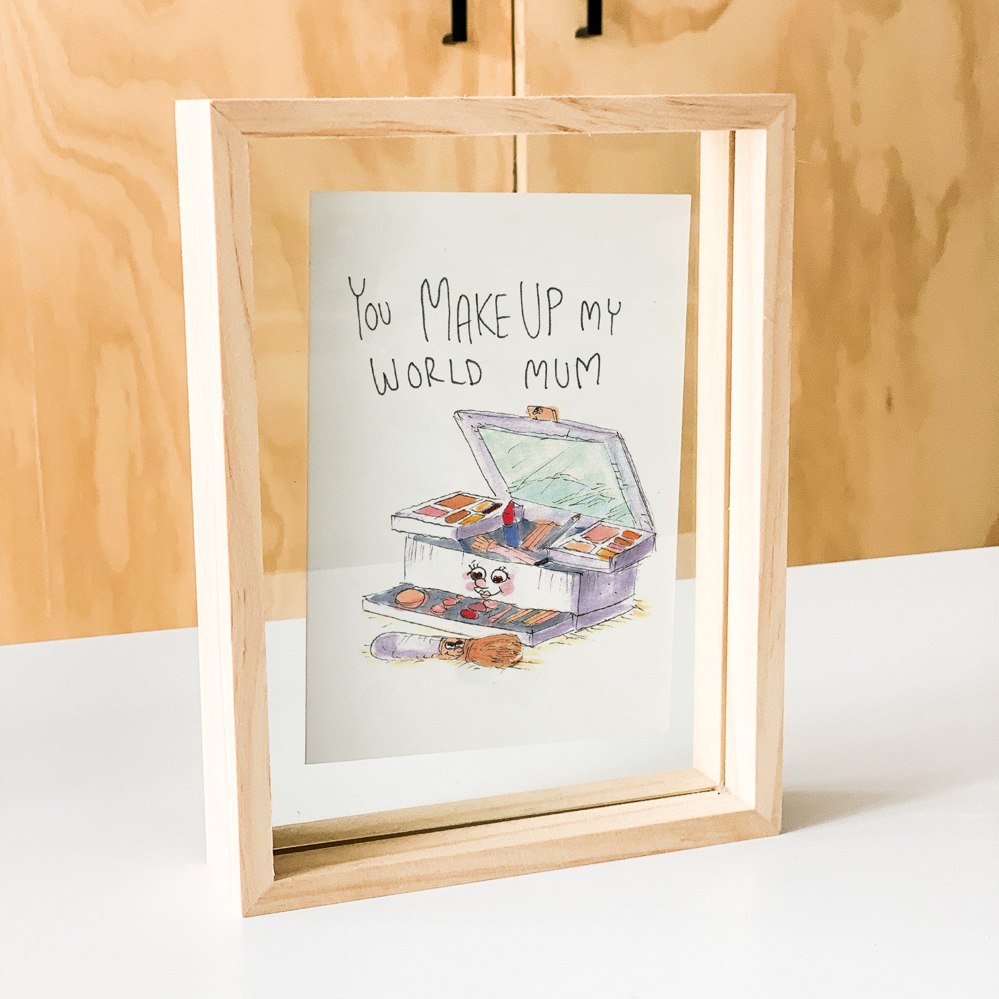You Make Up My World Mum | Mother's Day Card 2026 - Well Drawn
