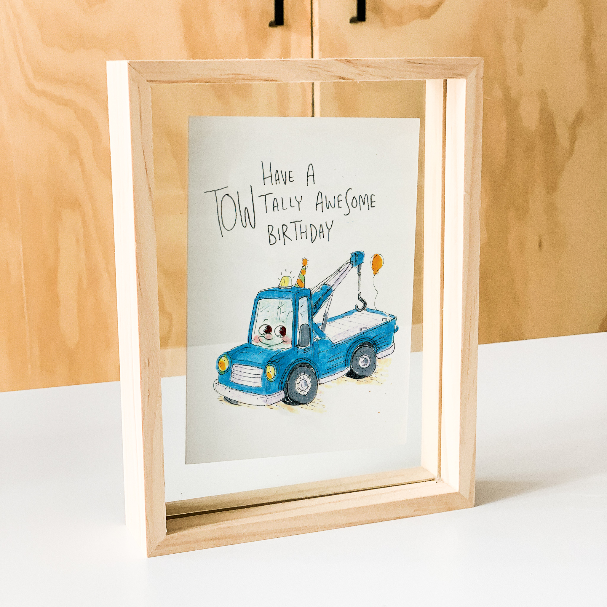Have a Towtally Awesome Birthday  |  Construction birthday card - Well Drawn