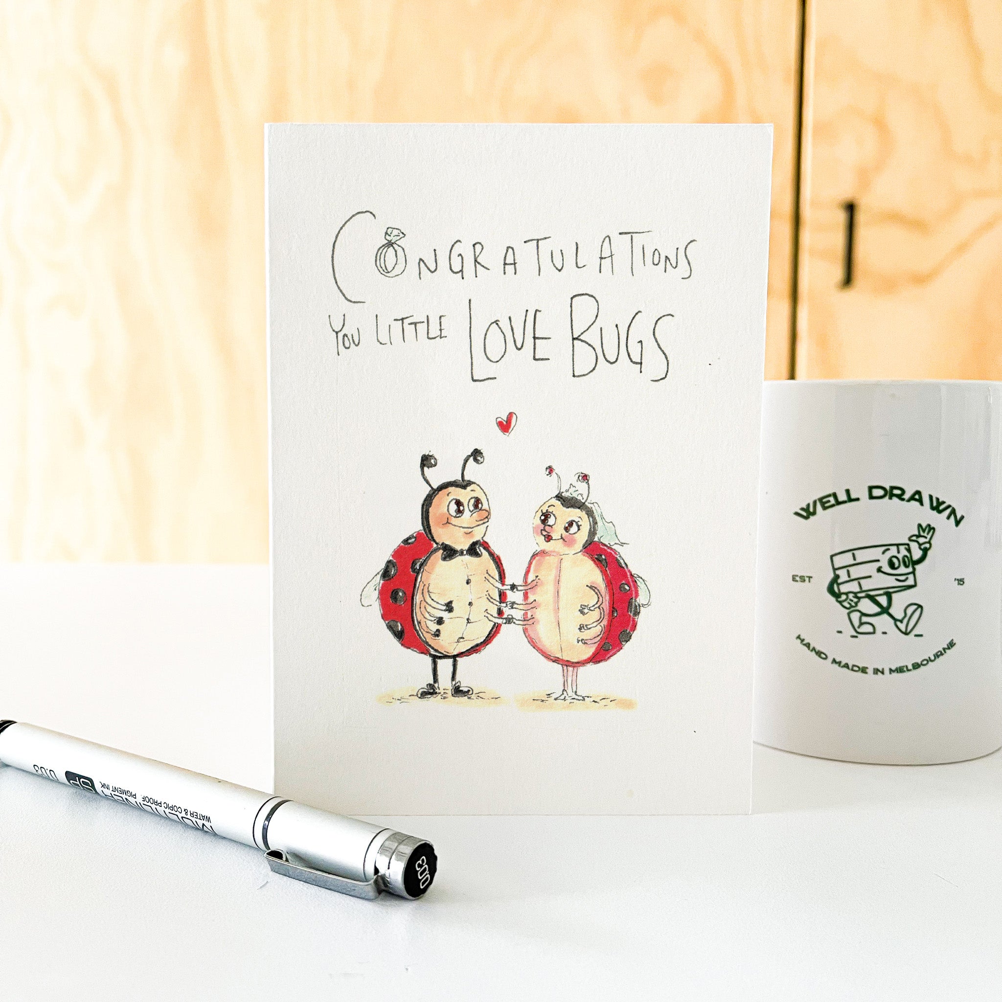 Congratulations you Little Love Bugs - Well Drawn