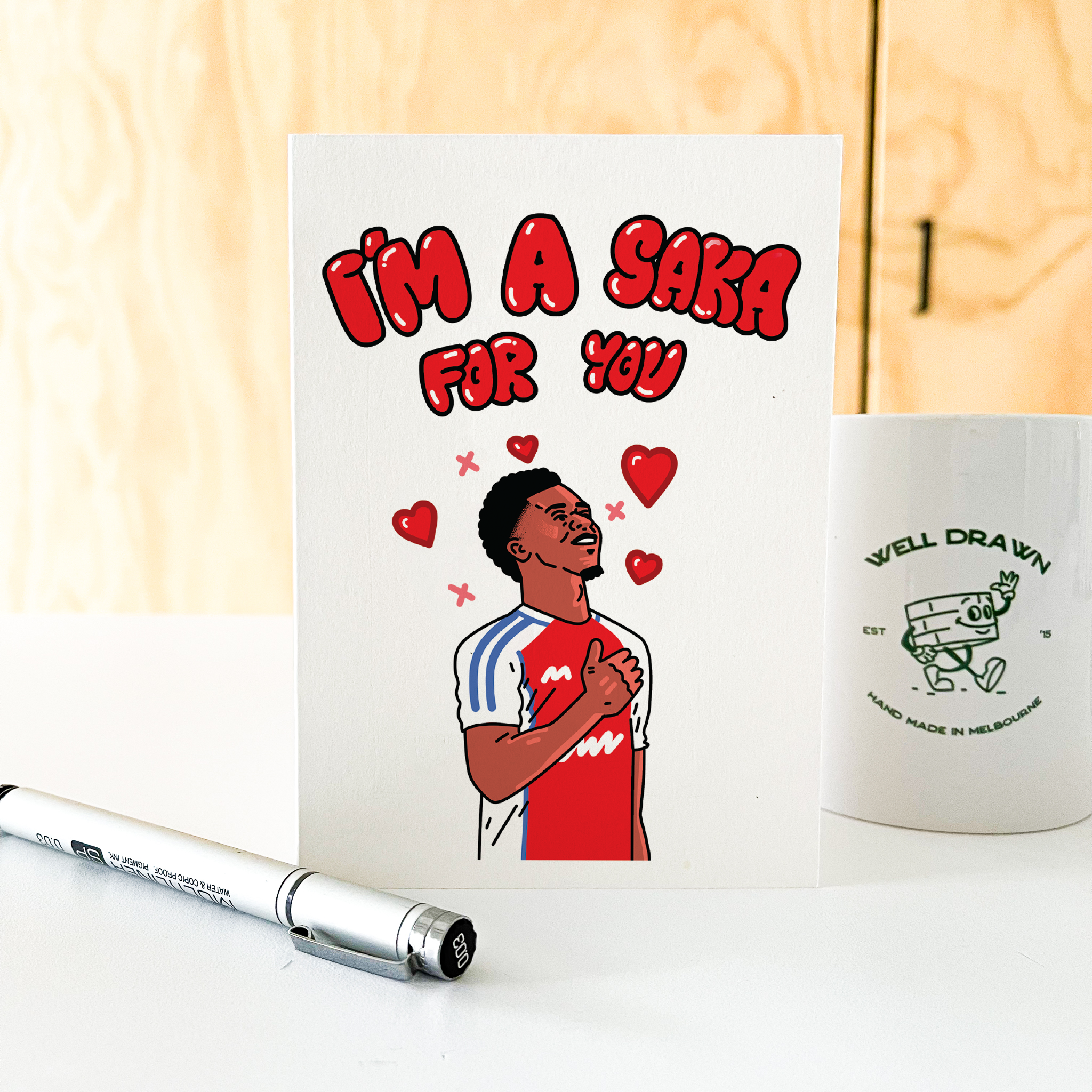 I'm a Saka for You - Football Fans - Soccer special - Well Drawn