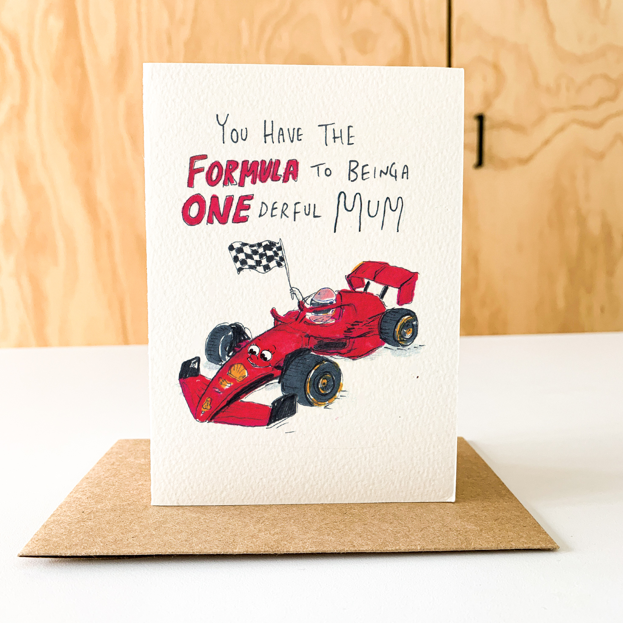 You Have The Formula to Being a Onderful Mum | Mother's Day Card 2026 - Well Drawn