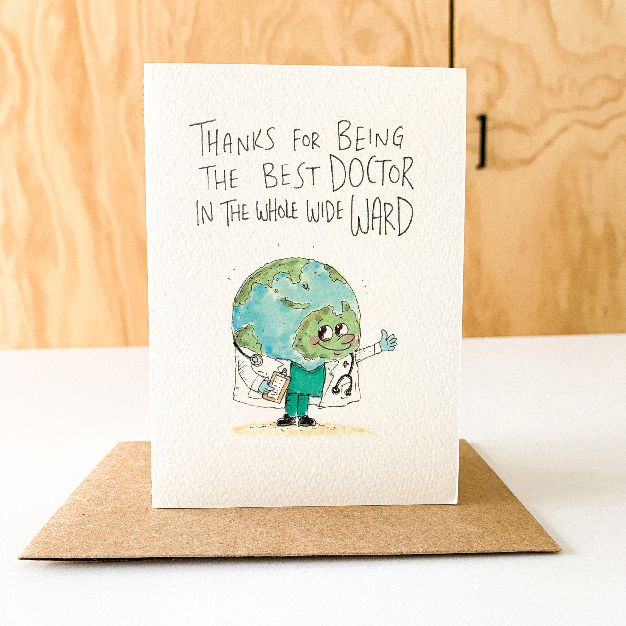 Thanks For Being The Best Doctor In The Whole Wide Ward | Doctor Thank You Card