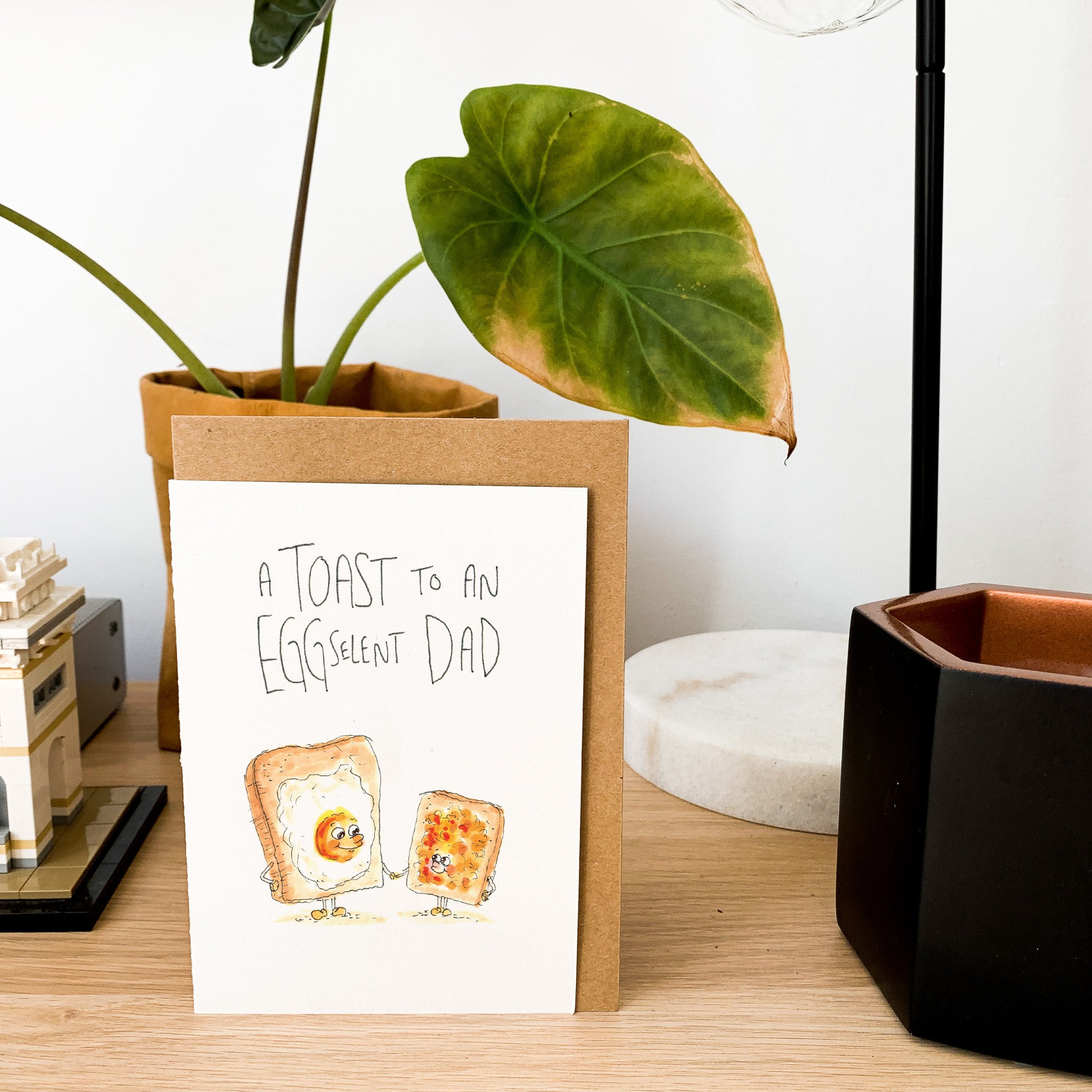 A Toast to an Eggselent Dad - Well Drawn