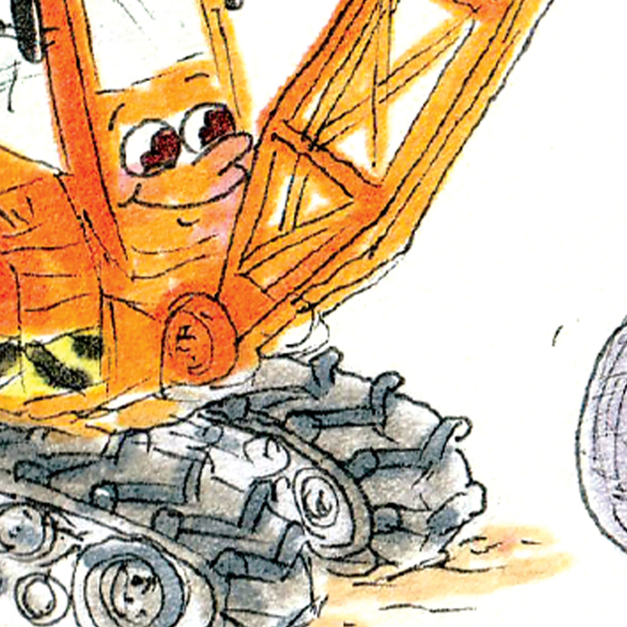 Hope Your Birthday is a Smash  |  Construction birthday card - Well Drawn