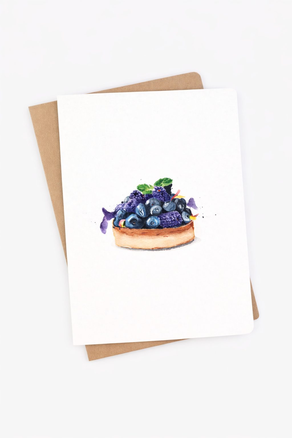 Berry Tartelette Greeting Card - Well Drawn