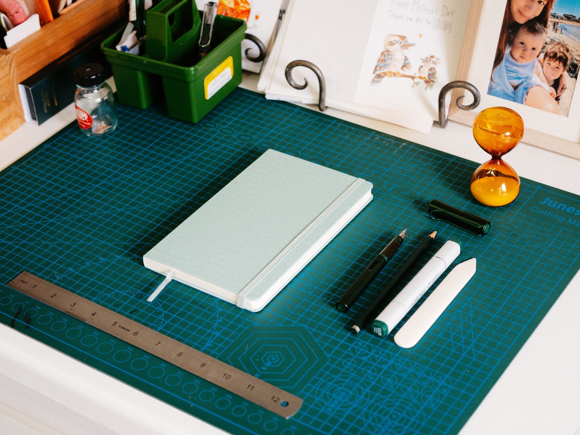Moleskine Classic Hard Cover Notebook Ruled Large Sage – Premium Notebook Australia