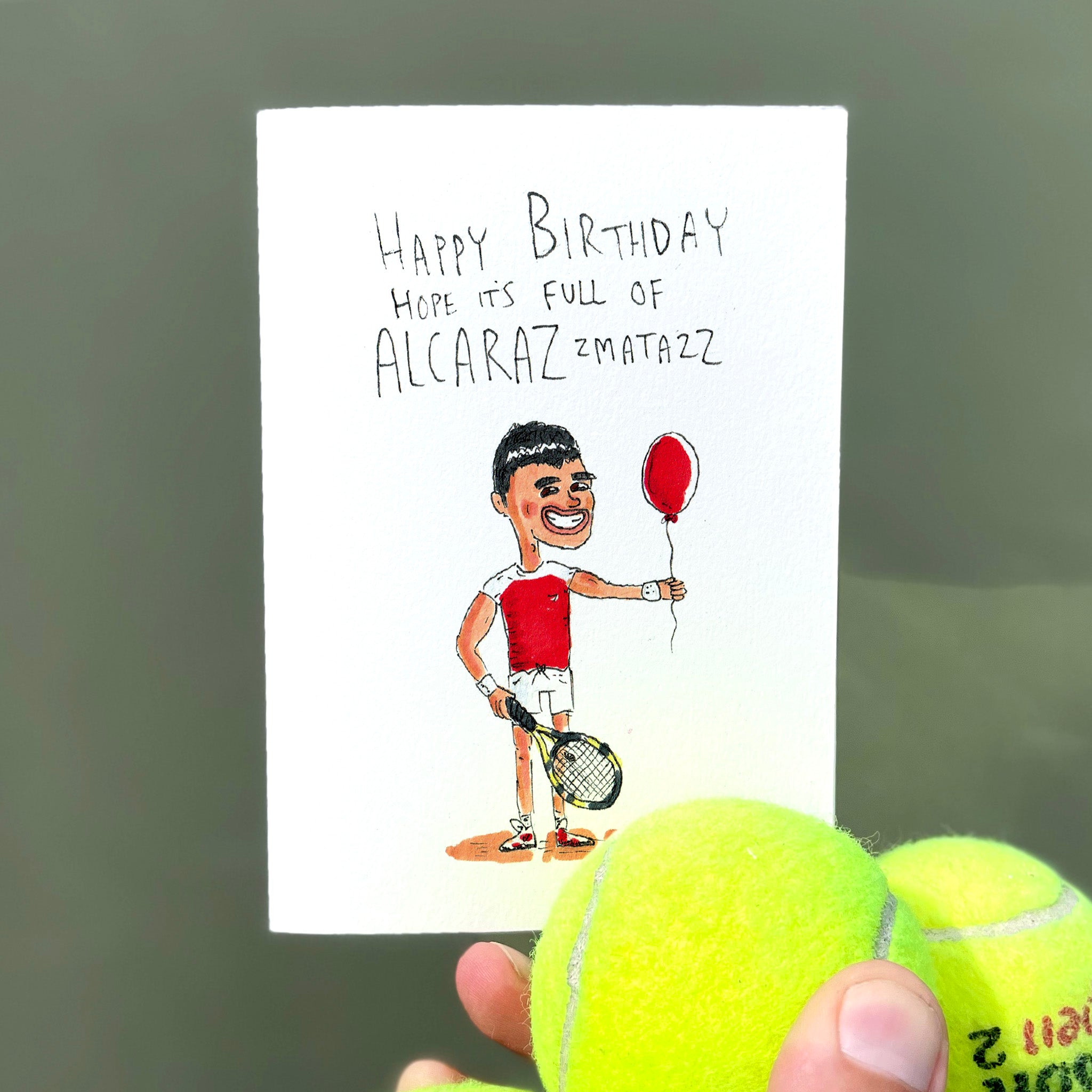 Happy Birthday Hope it's Full of Alacarazzmatazz - TENNIS FANS collection