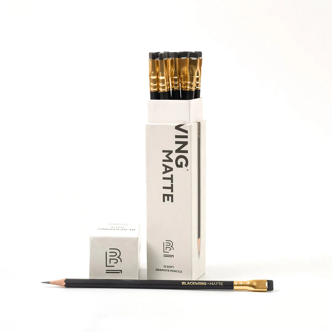 Blackwing - Graphite Pencils - Pack of 12 - Matte - Well Drawn