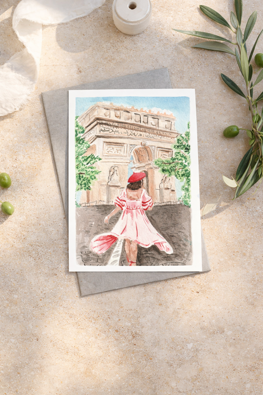 Paris Memorise Card - Well Drawn