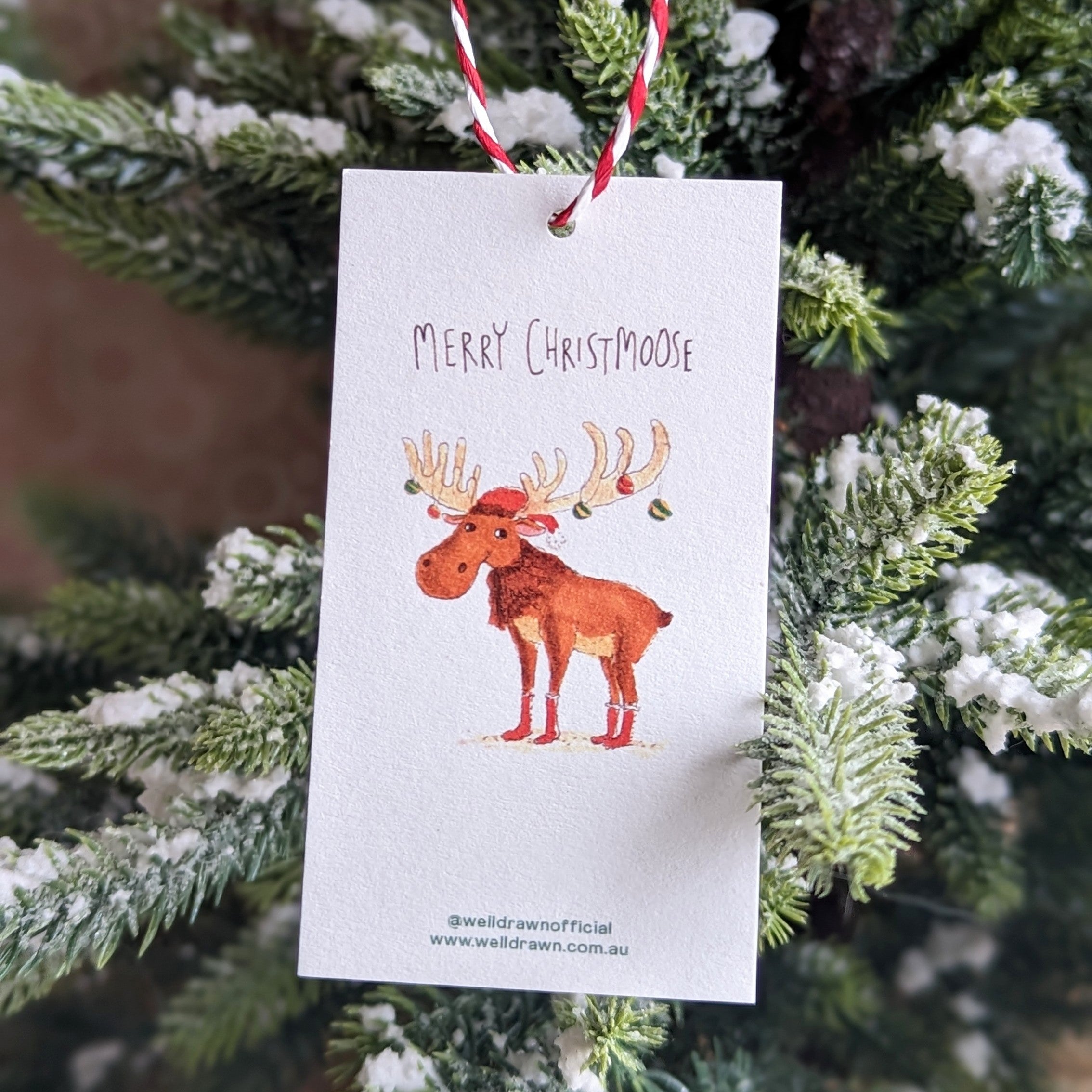 Christmas Gift Tags with String - 6 Bundle pack