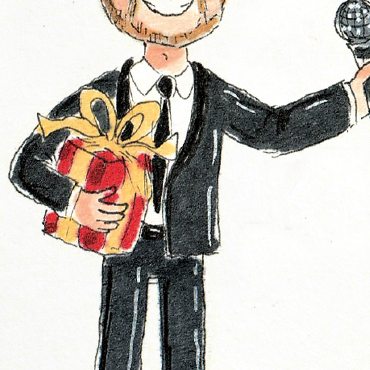 Have an unBUBLÉvable Christmas hand-drawn funny Christmas greeting card by Well Drawn Australia, product image 9