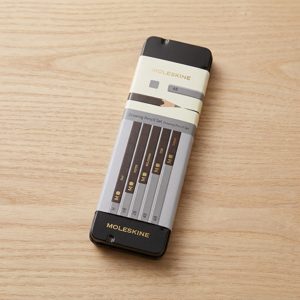 Moleskine - Drawing Pencil - Set of 5 - Assorted - Well Drawn