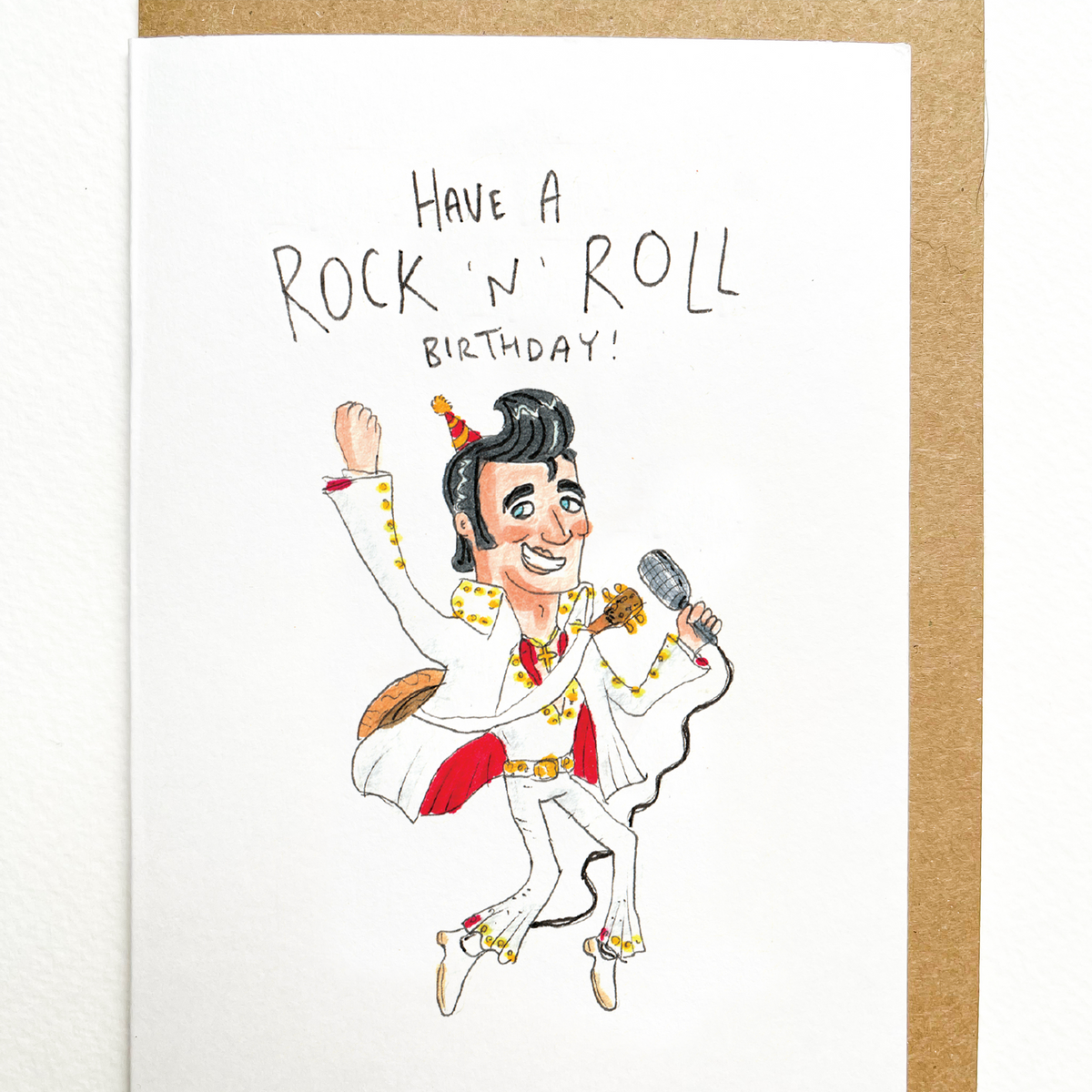 Have a Rock N Roll Birthday greeting card lifestyle photo