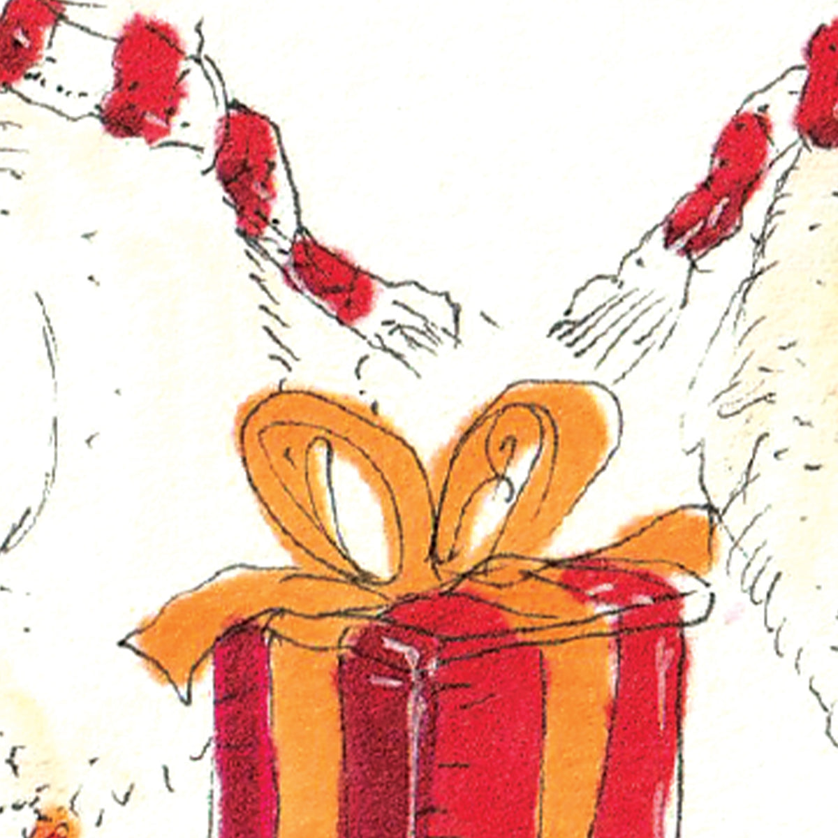 Merry Geesemas funny goose Christmas card by Well Drawn, image 9