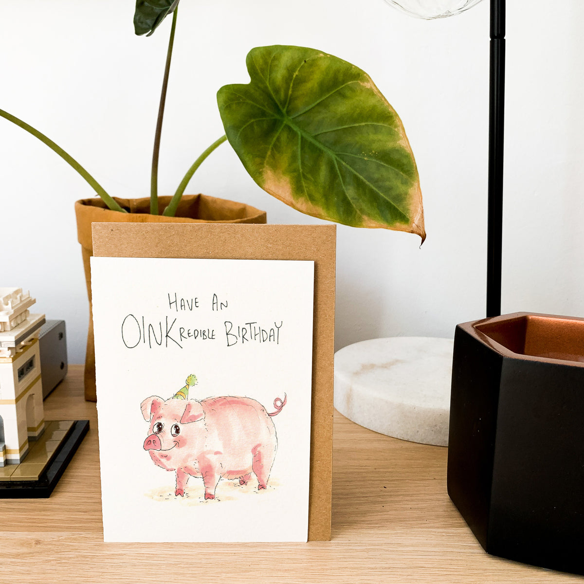 Have an OINKredible Birthday funny pig birthday card by Well Drawn, image 8