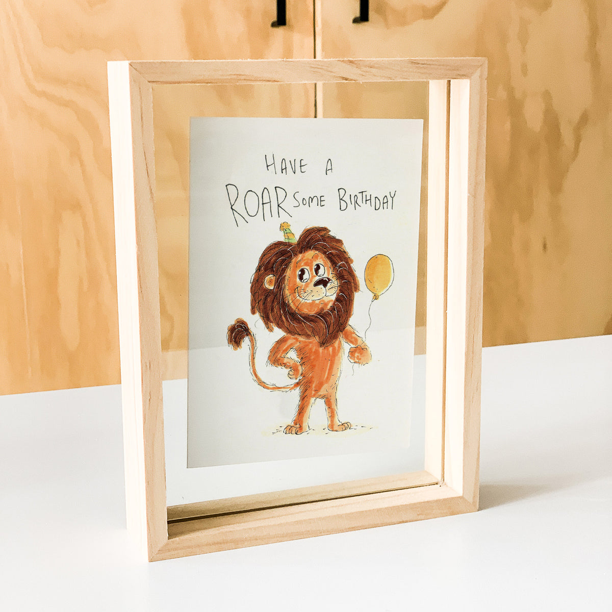 Have a ROARsome Birthday funny lion birthday card by Well Drawn, image 5