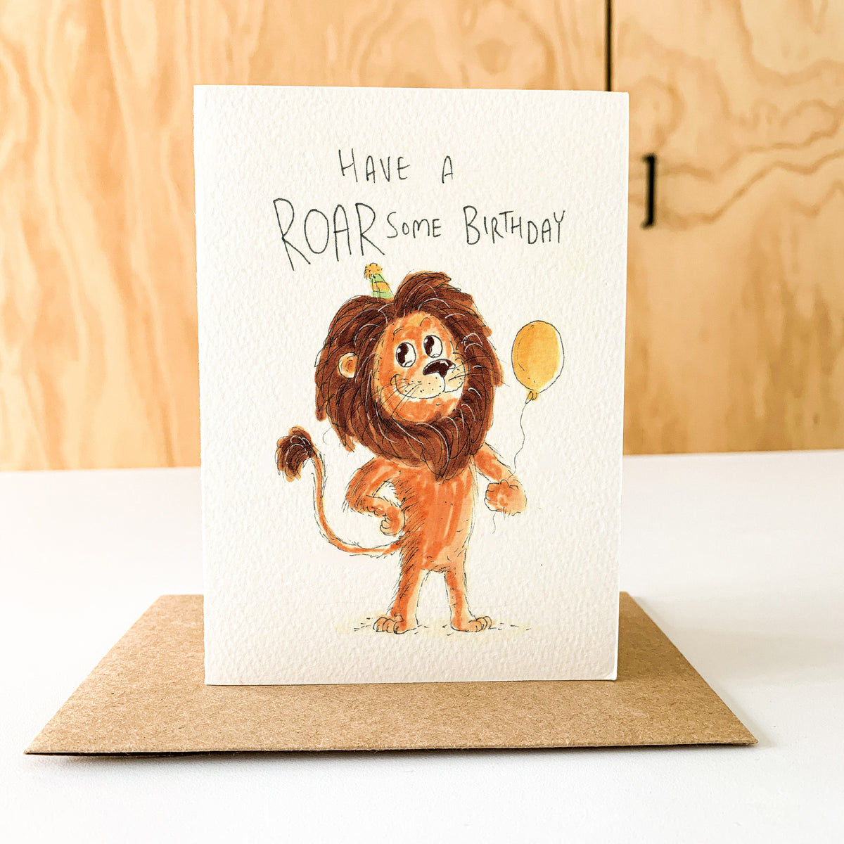 Have a ROARsome Birthday funny lion birthday card by Well Drawn, image 7