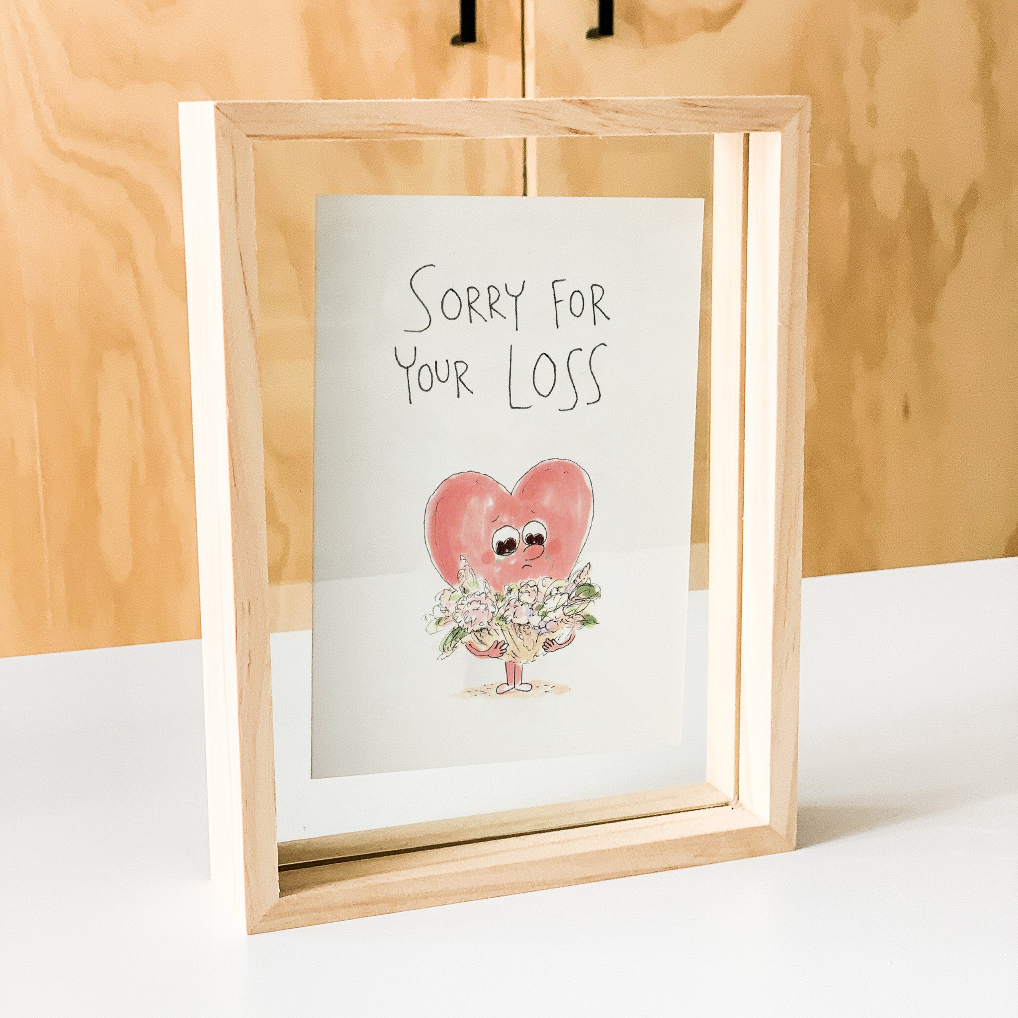 Sorry For Your Loss bereavement and support card by Well Drawn Melbourne Australia, image 5
