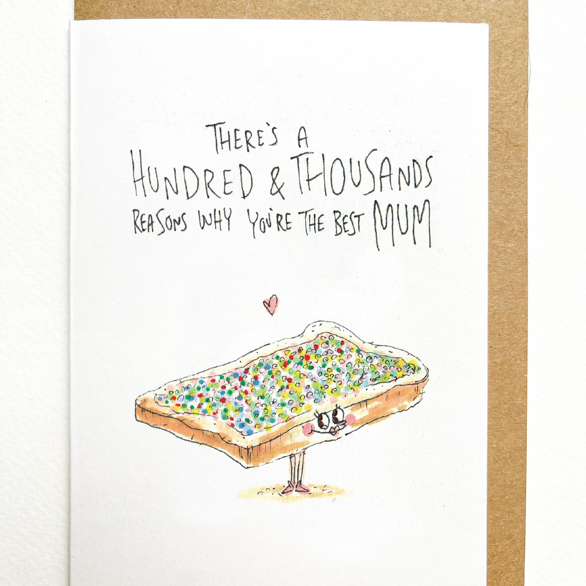 There's a Hundred and Thousands of Reasons why you're the Best Mum greeting card lifestyle photo