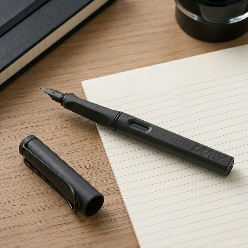 LAMY - SAFARI - Fountain Pen - Medium - Matte Charcoal - Well Drawn