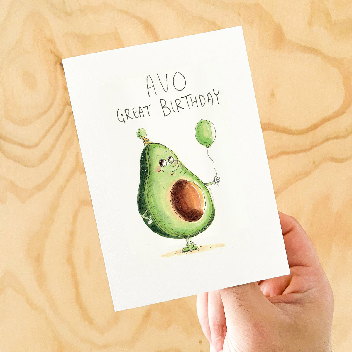 Avo Great Birthday | Well Drawn A6 birthday greeting card photo 4 of 9