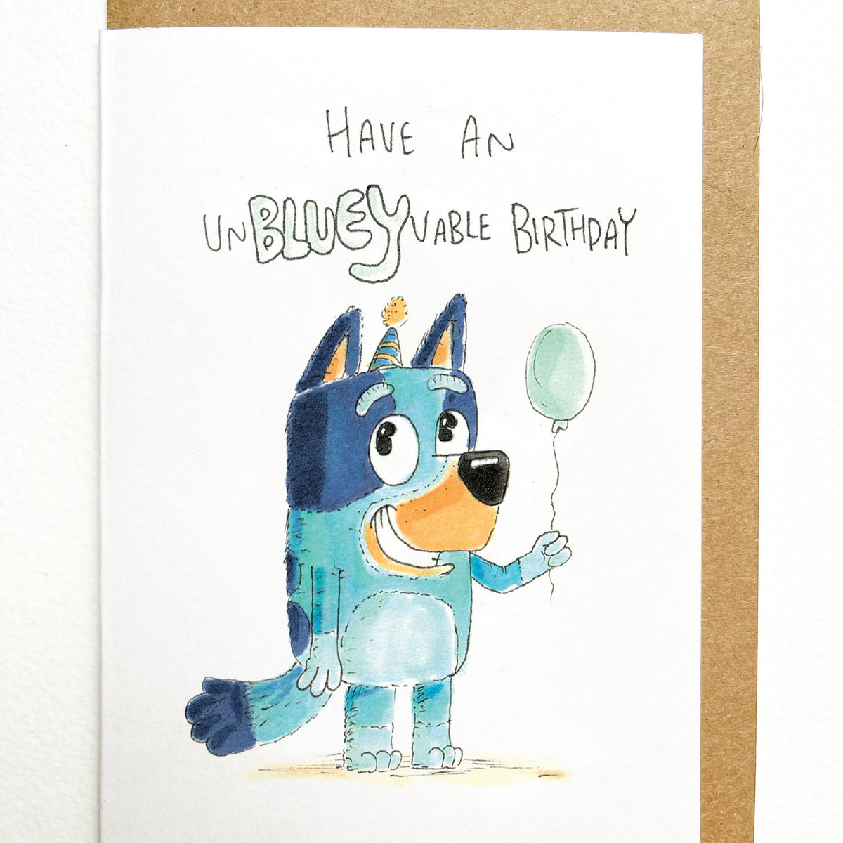 Have an UnBLUEYvable Birthday | Well Drawn A6 birthday greeting card photo 2 of 9