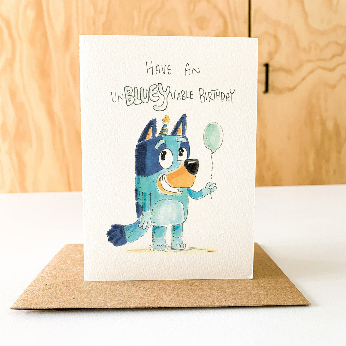 Have an UnBLUEYvable Birthday | Well Drawn A6 birthday greeting card photo 7 of 9