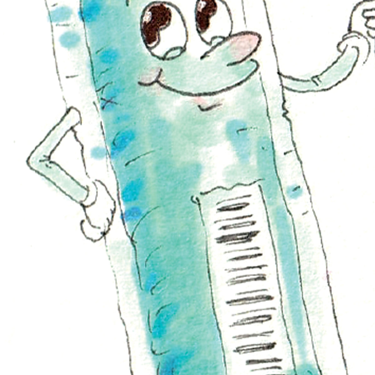 Have a Zooper Dooper Birthday | Well Drawn A6 birthday greeting card photo 9 of 9