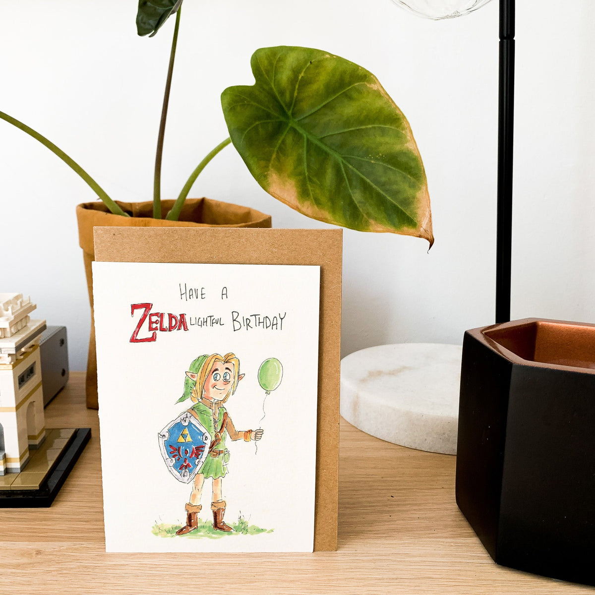 zelda video game birthday card by Well Drawn Australia, gallery product photo 8