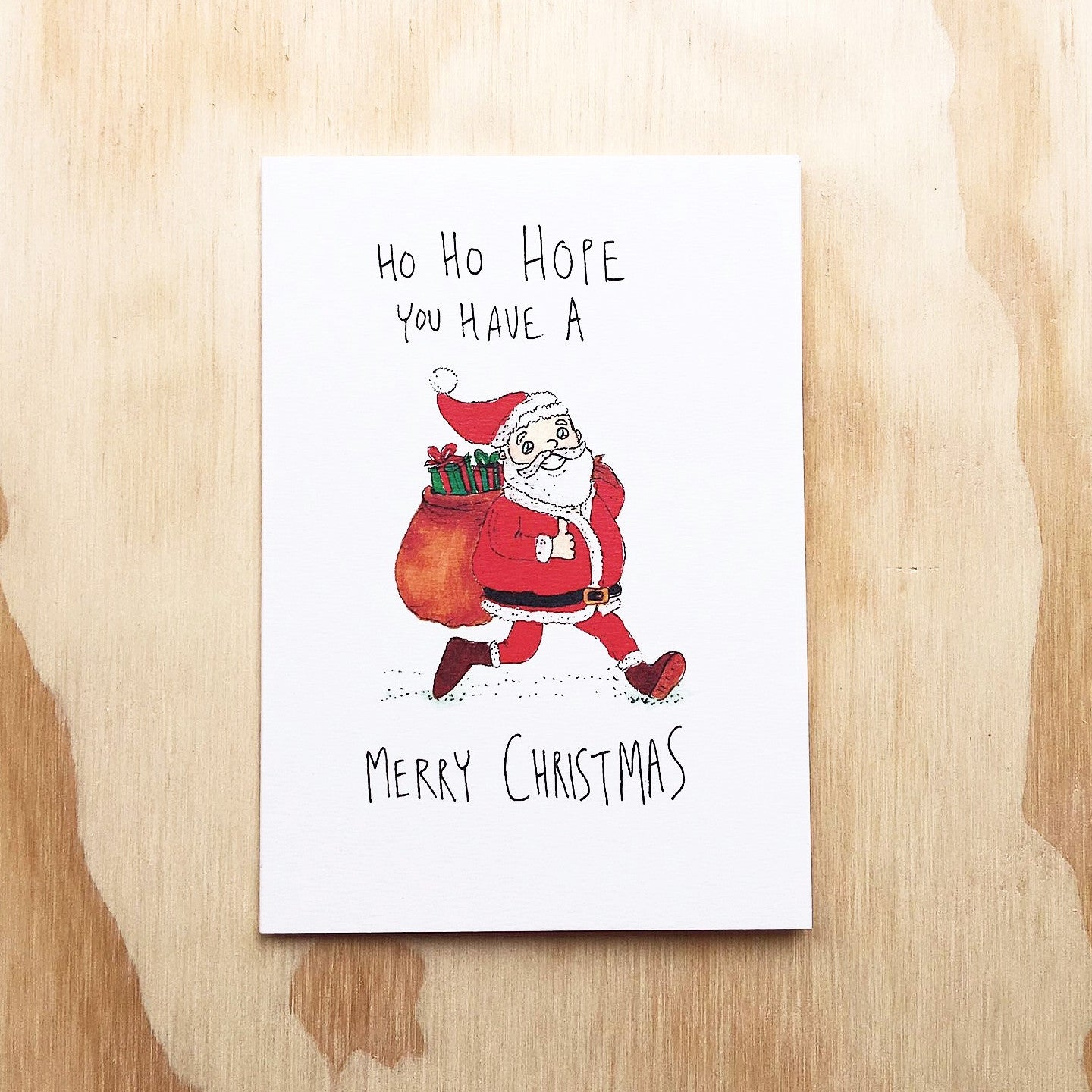 Ho Ho Hope You Have A Merry Christmas | lovely card | hand-made card | card