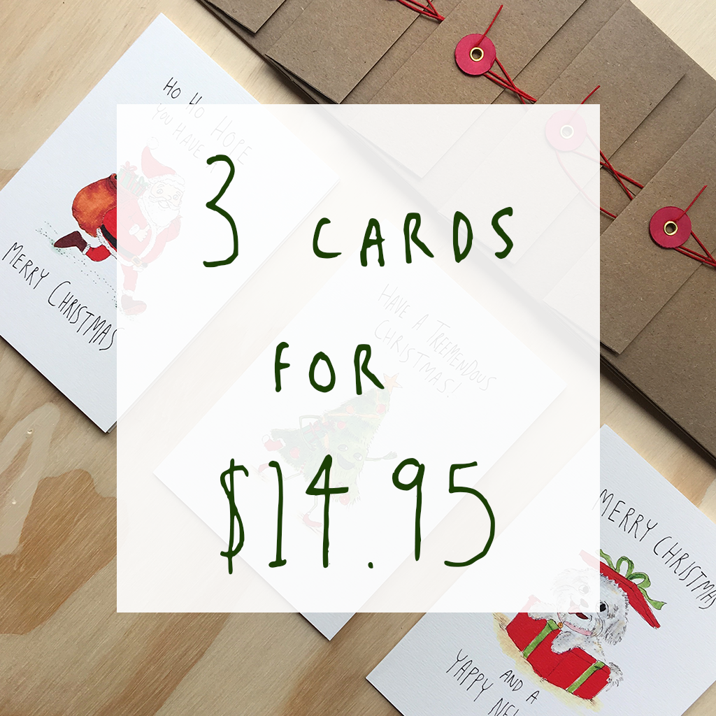 Christmas Bundle - 3 pack - Well Drawn