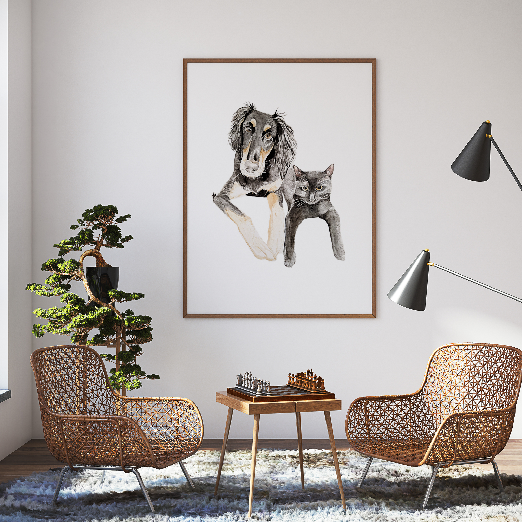 Custom Pet Portrait by Eva - Well Drawn