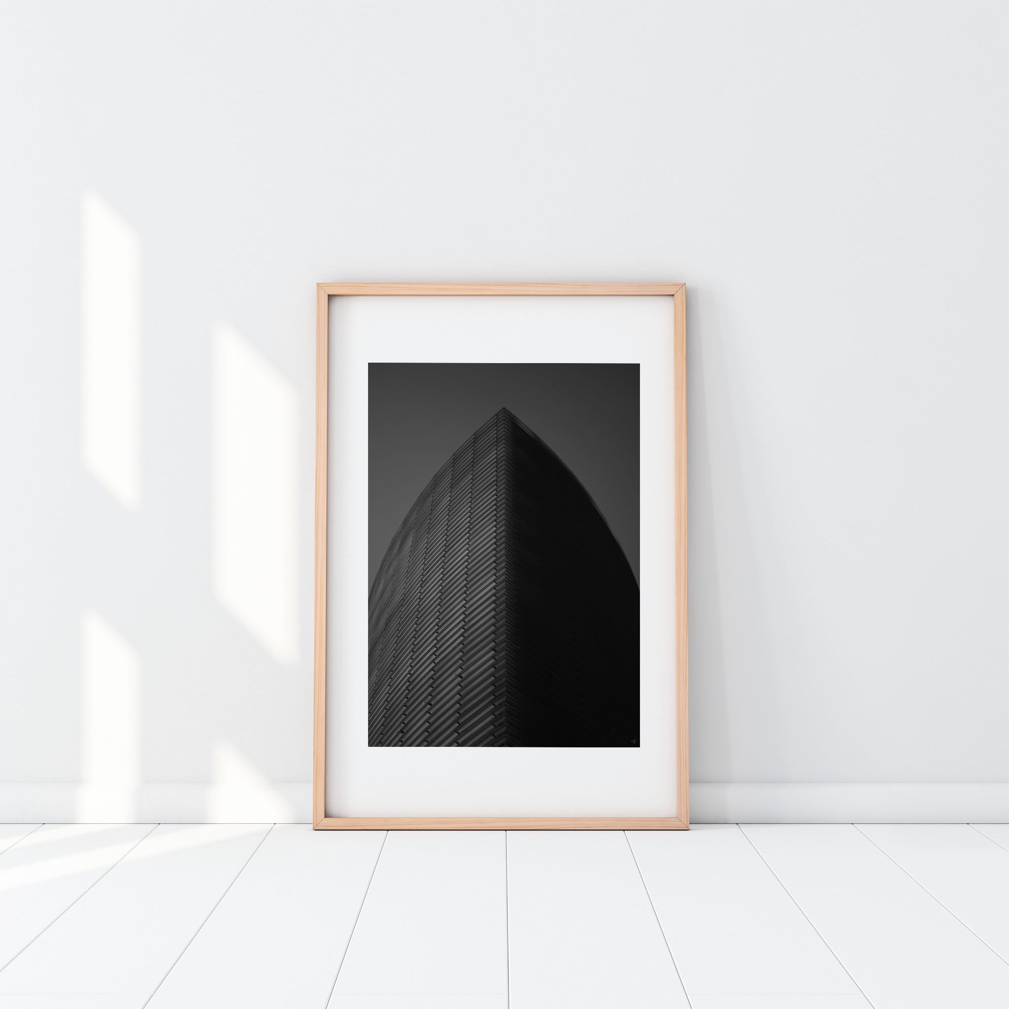 Minimal Black and White Monolith - Ash K - Well Drawn