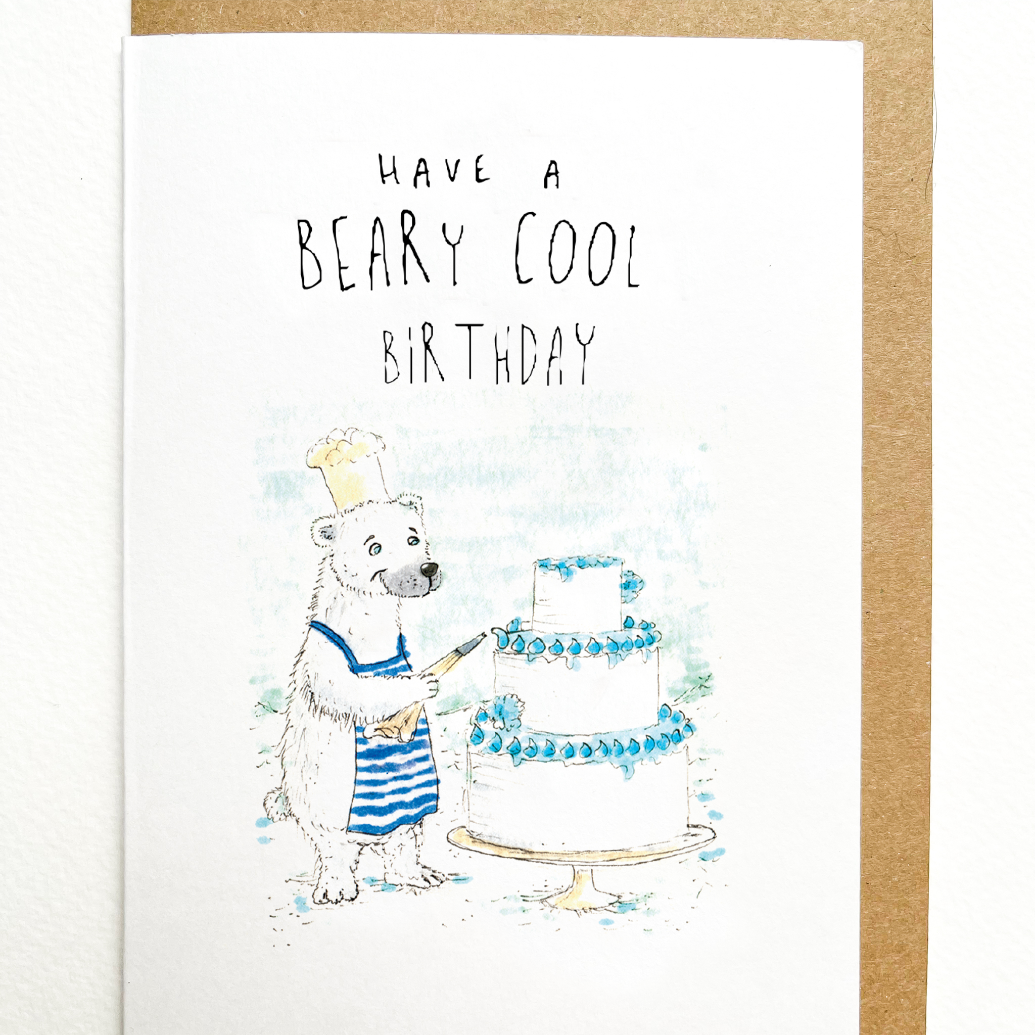 Have a Beary Cool Birthday - Well Drawn
