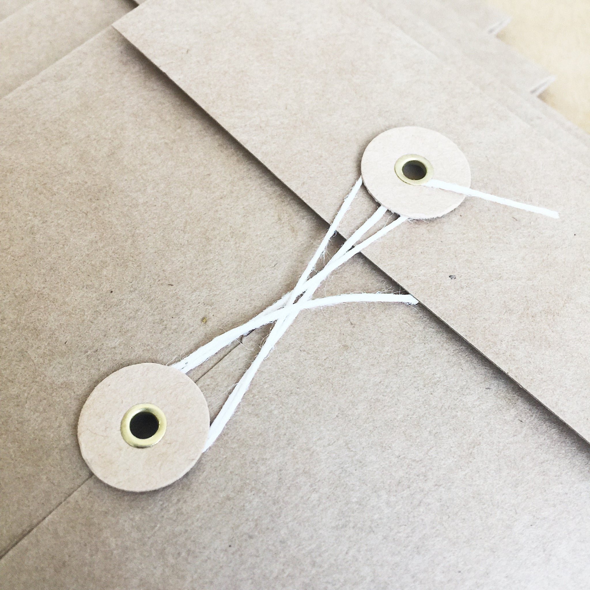 A6 Kraft String Tie Envelope - Bundles - Well Drawn