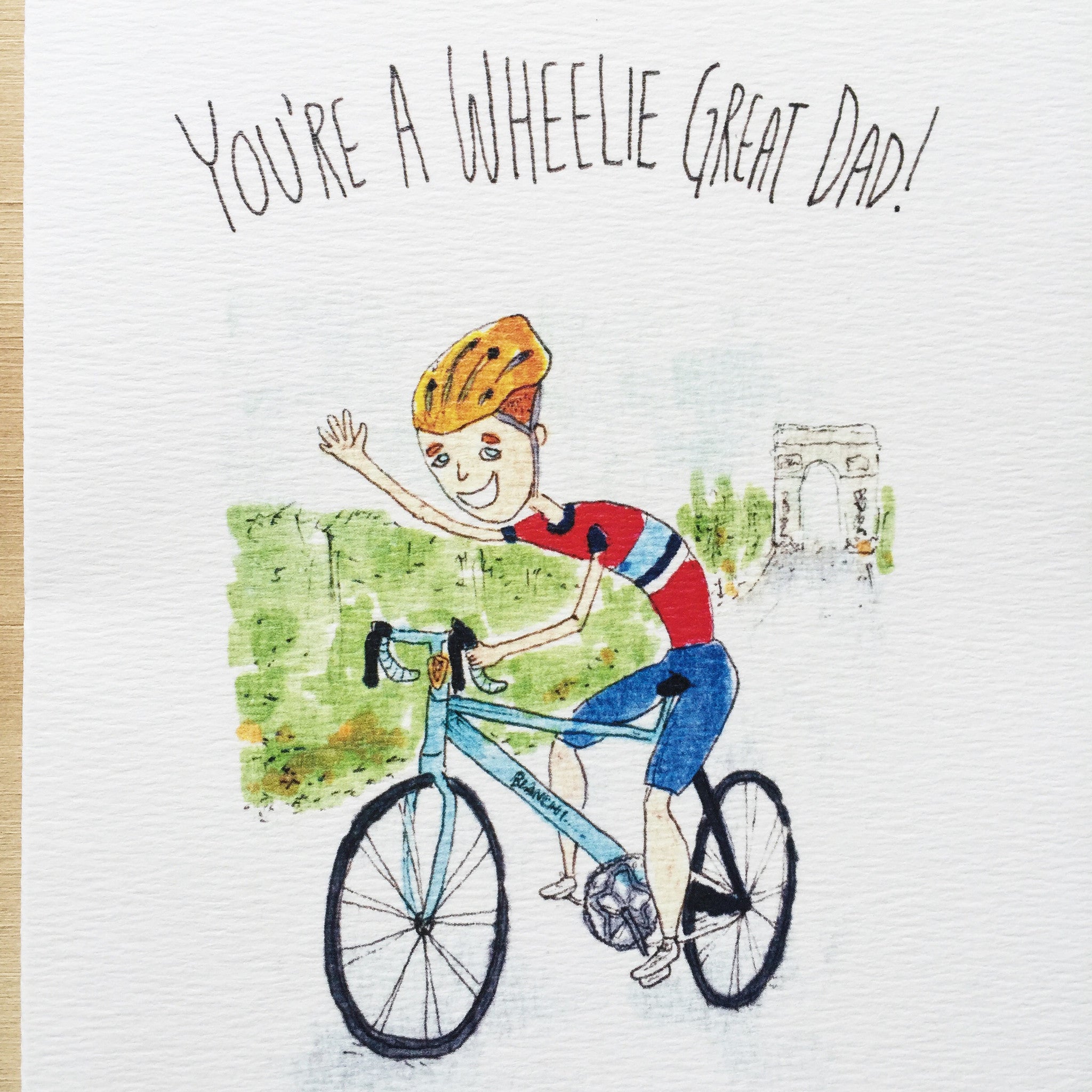 You're A Wheelie Great Dad | lovely card | unique card | cards