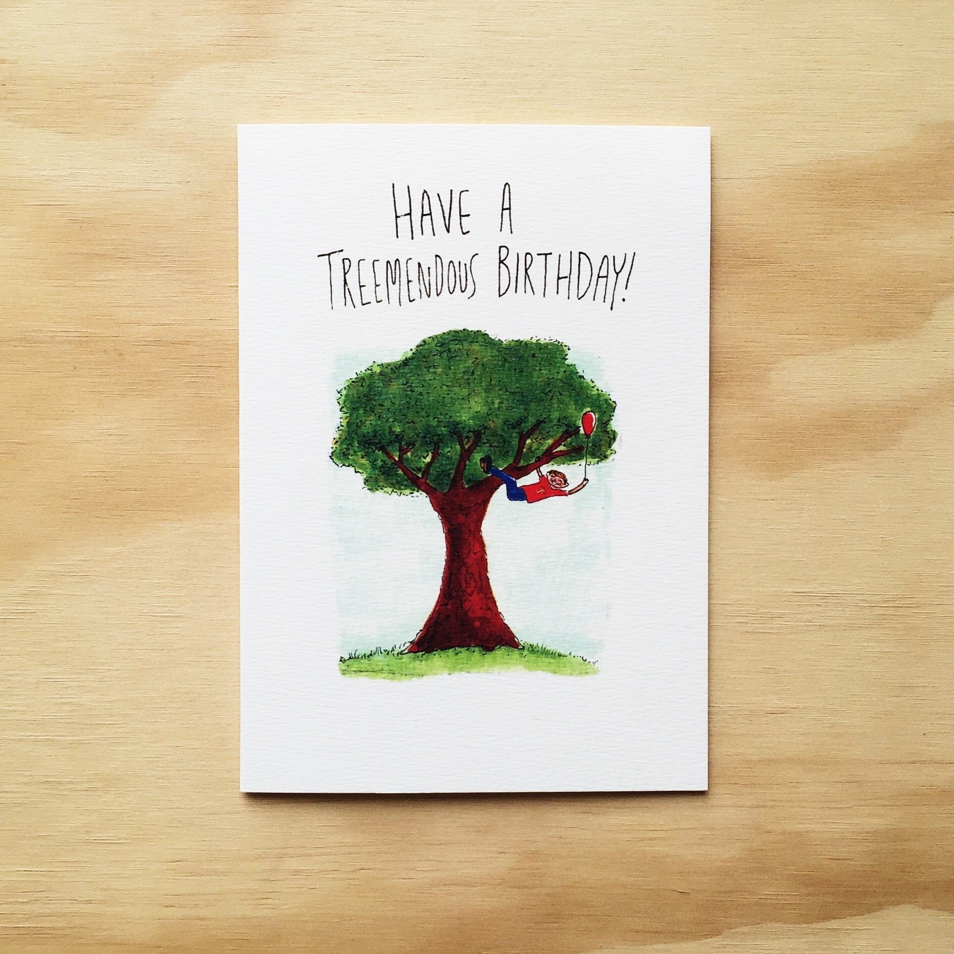 Have a Treemendous Birthday - Well Drawn