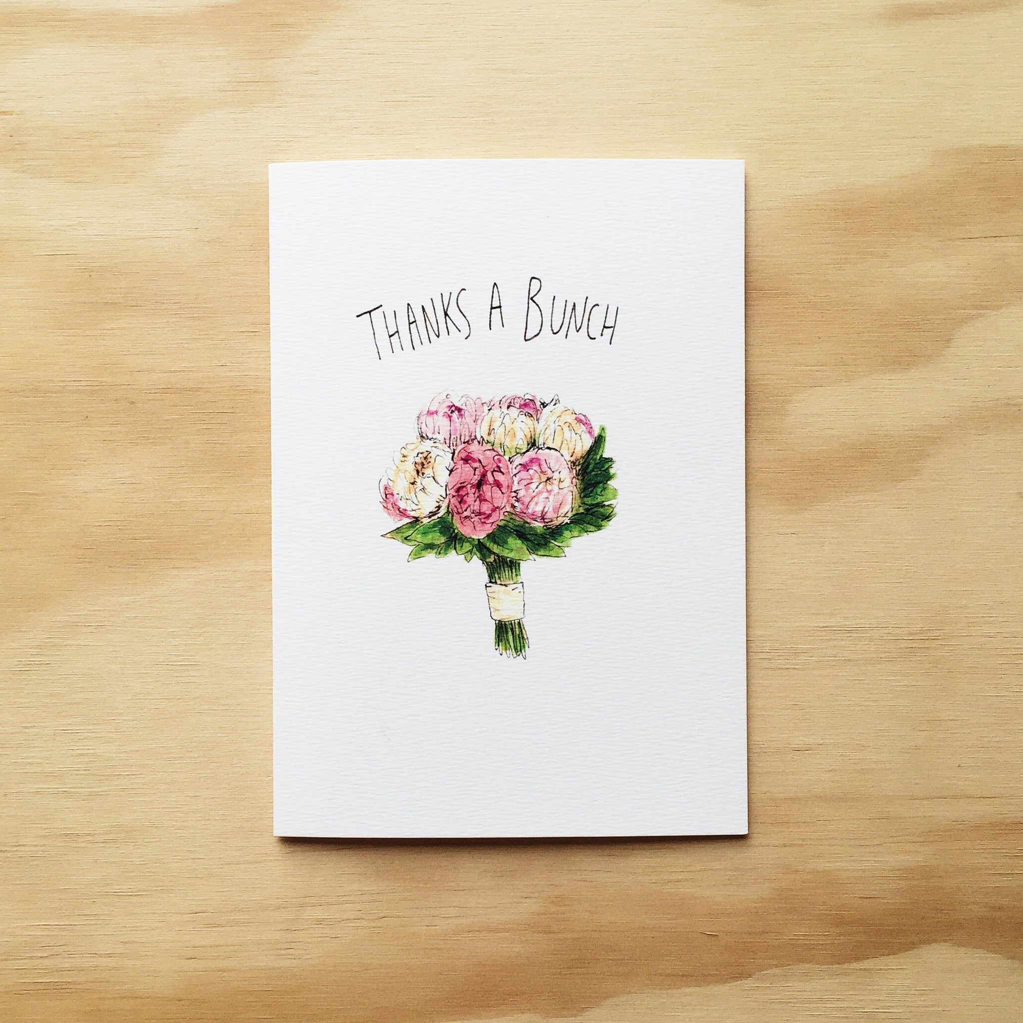 Thanks a Bunch | unique card | lovely card | hand-made card | cards