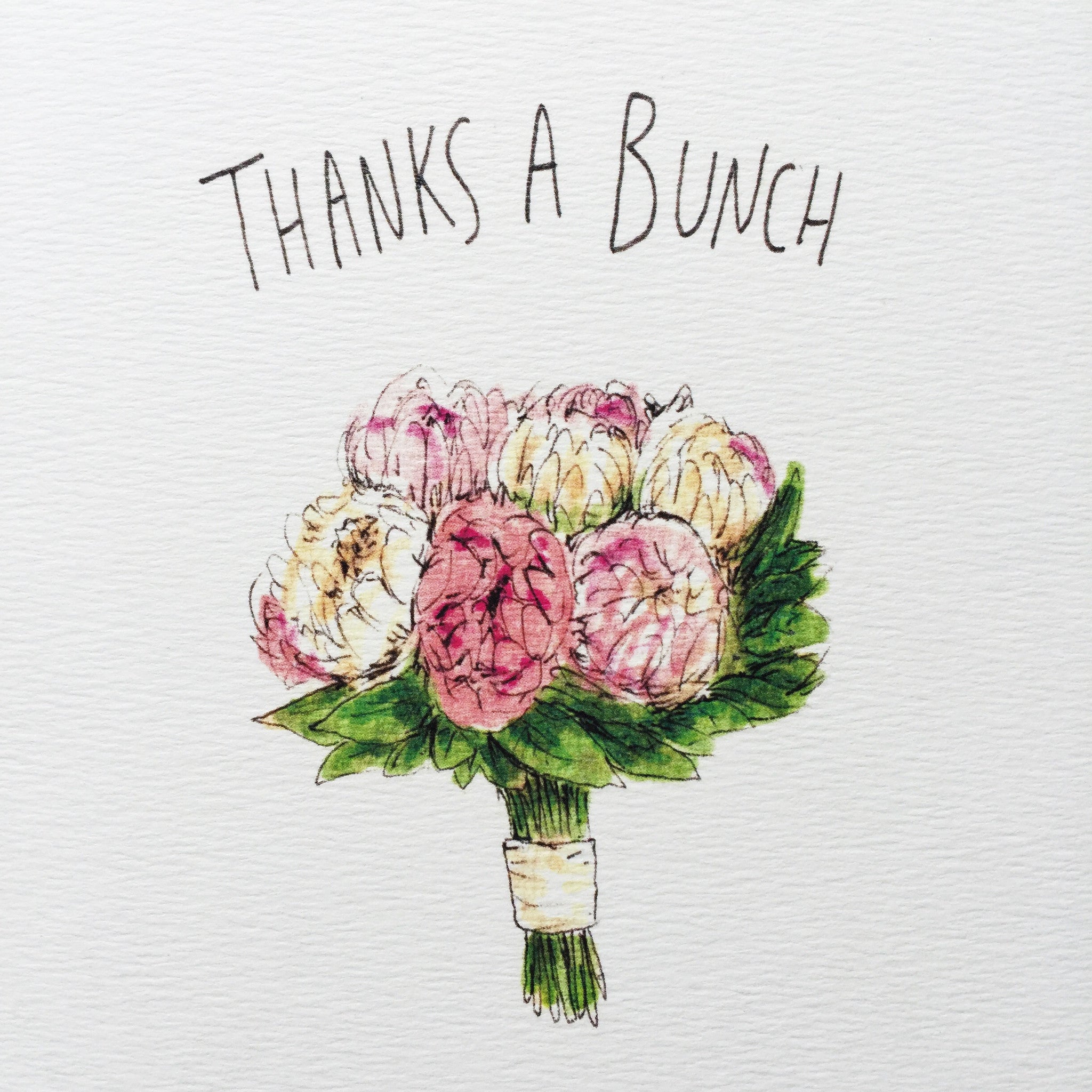 Thanks a Bunch | unique card | lovely card | hand-made card | cards