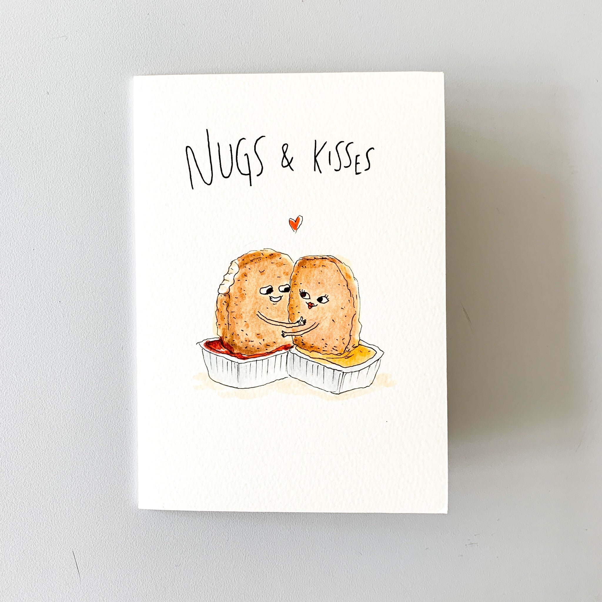 Nugs and Kisses | lovely card | hand-made card | cards