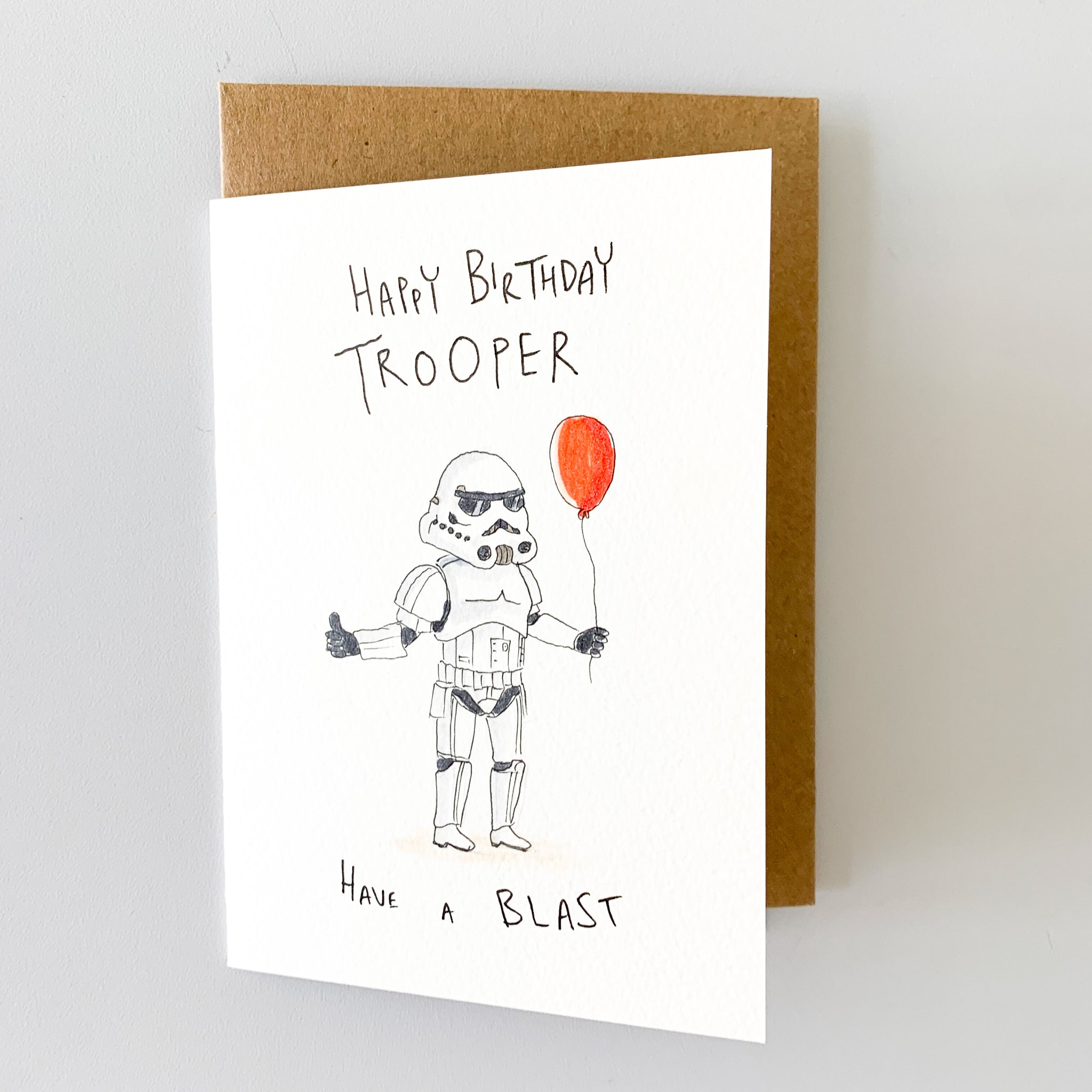 Happy Birthday Trooper, Have a Blast | lovely card | hand-made card | card